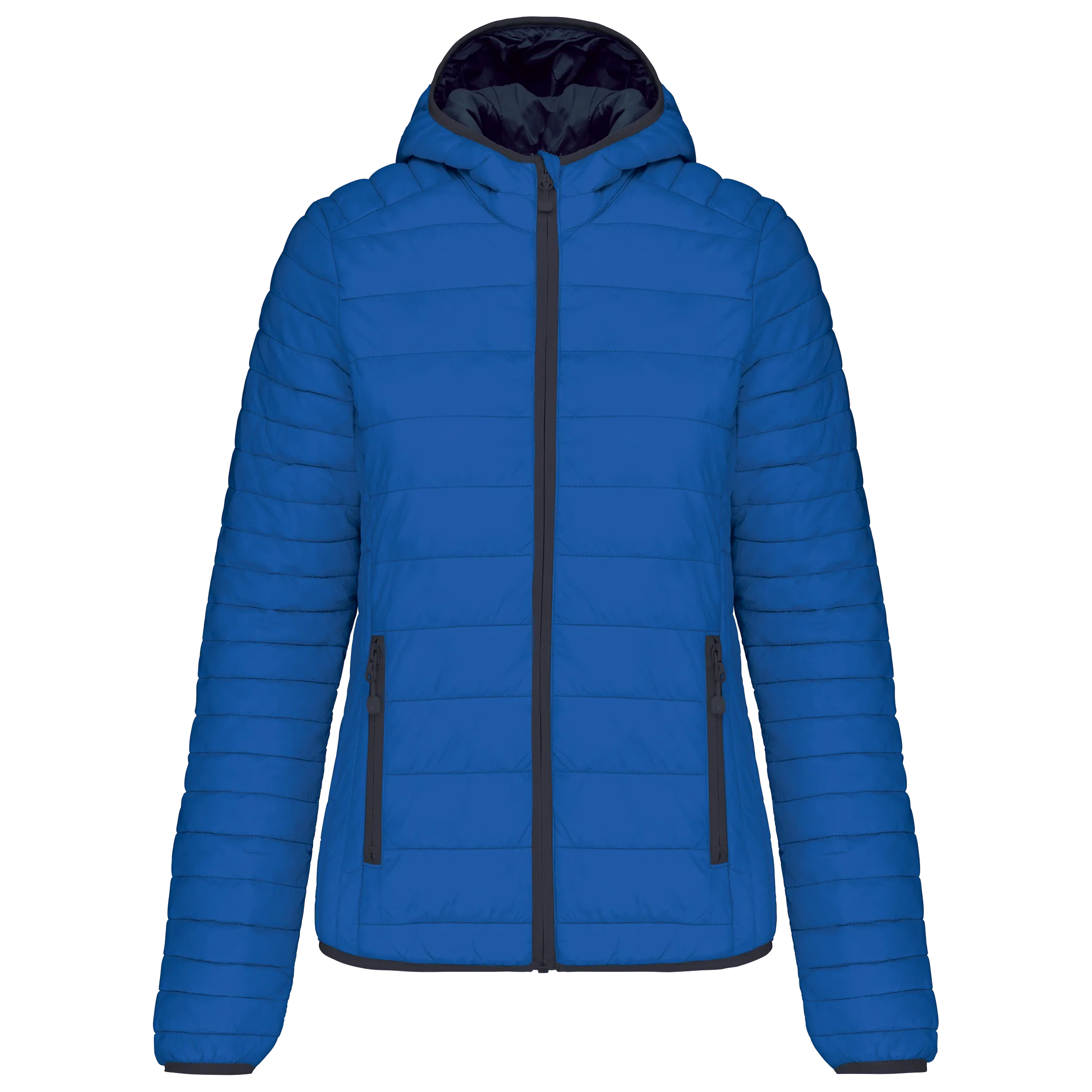 Chaqueta acolchada y ligera con capucha mujer