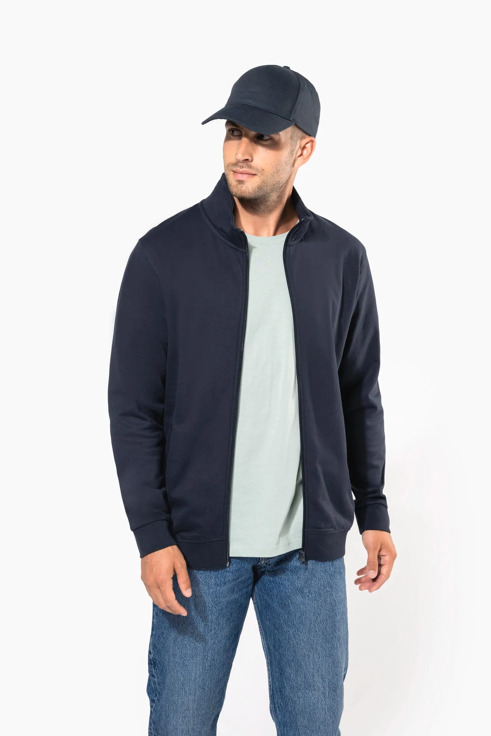 Chaqueta de felpa con cremallera