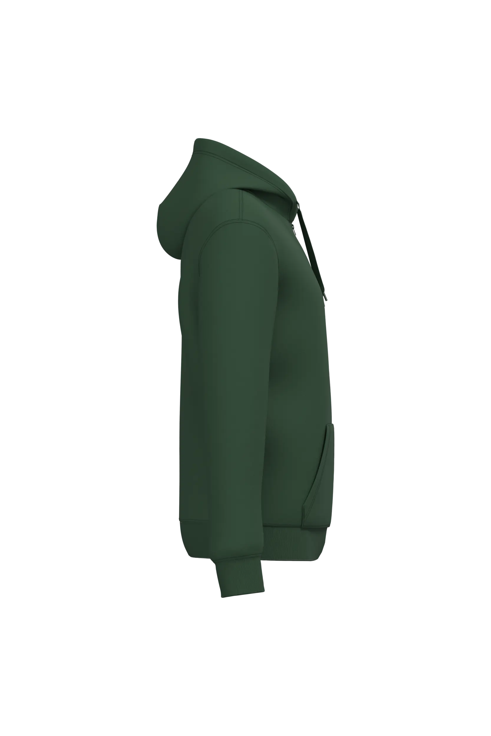 Sudadera con capucha y cremallera reciclada unisex