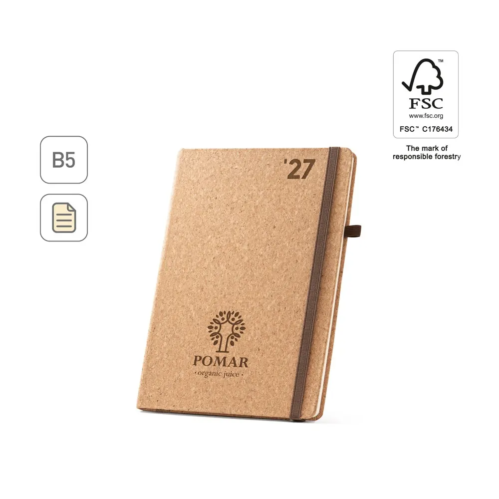 POMAR B5. Agenda de corcho