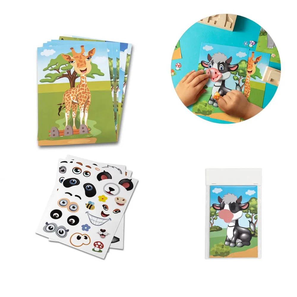 MADAGASCAR. Juego de pegatinas