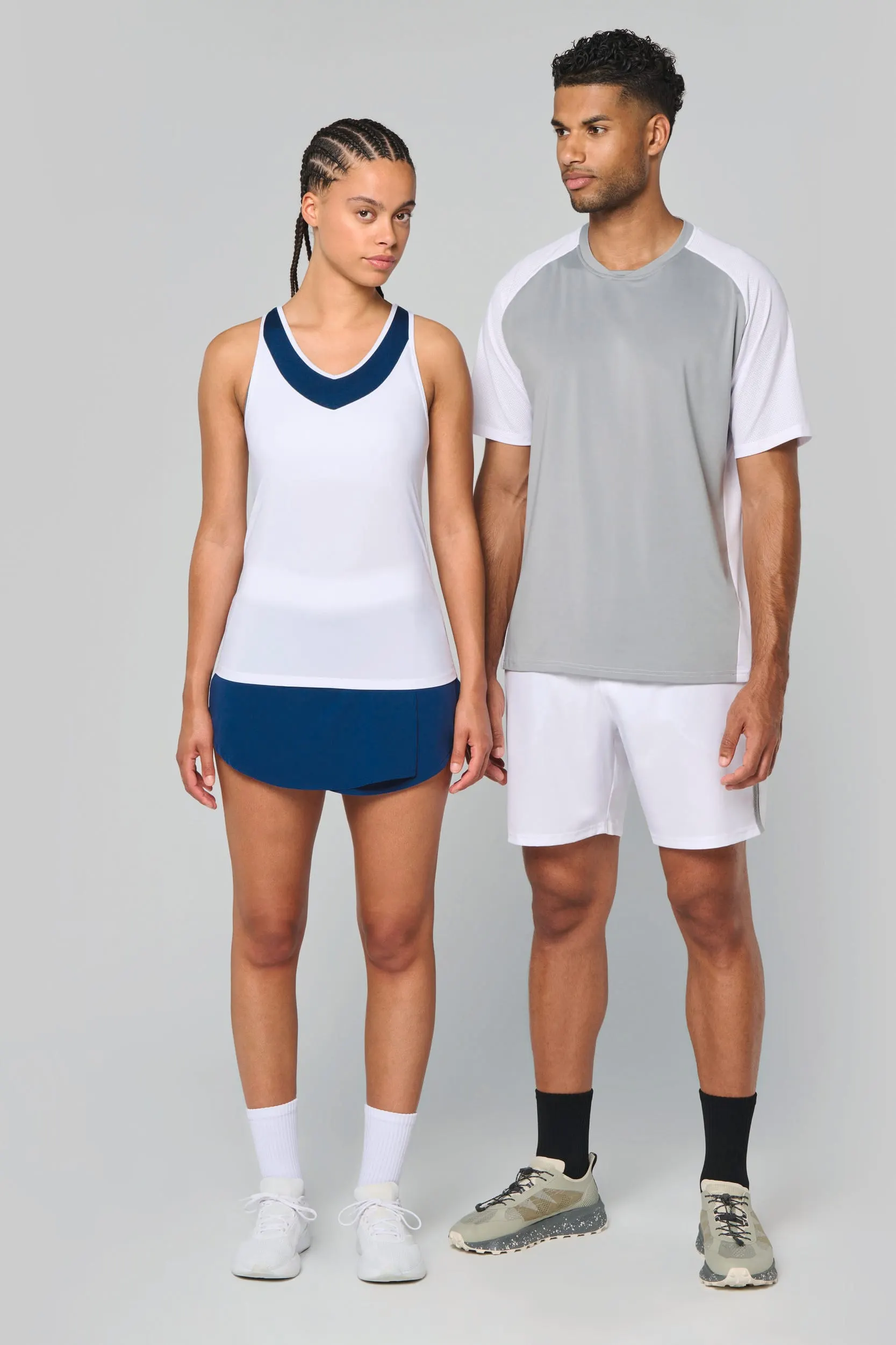 Short de pádel bicolor hombre