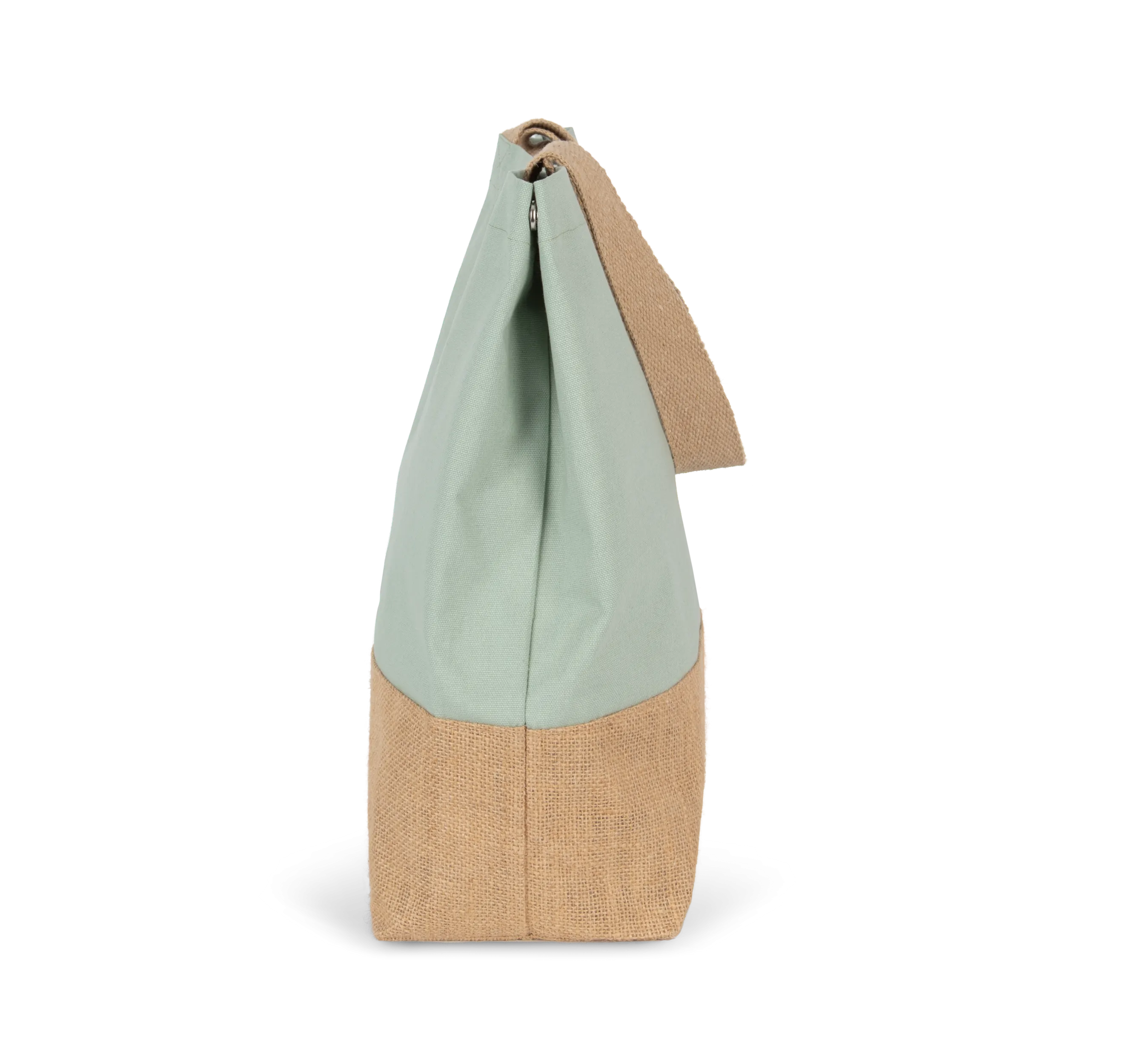 Bolsa shopper de yute & algodón canvas