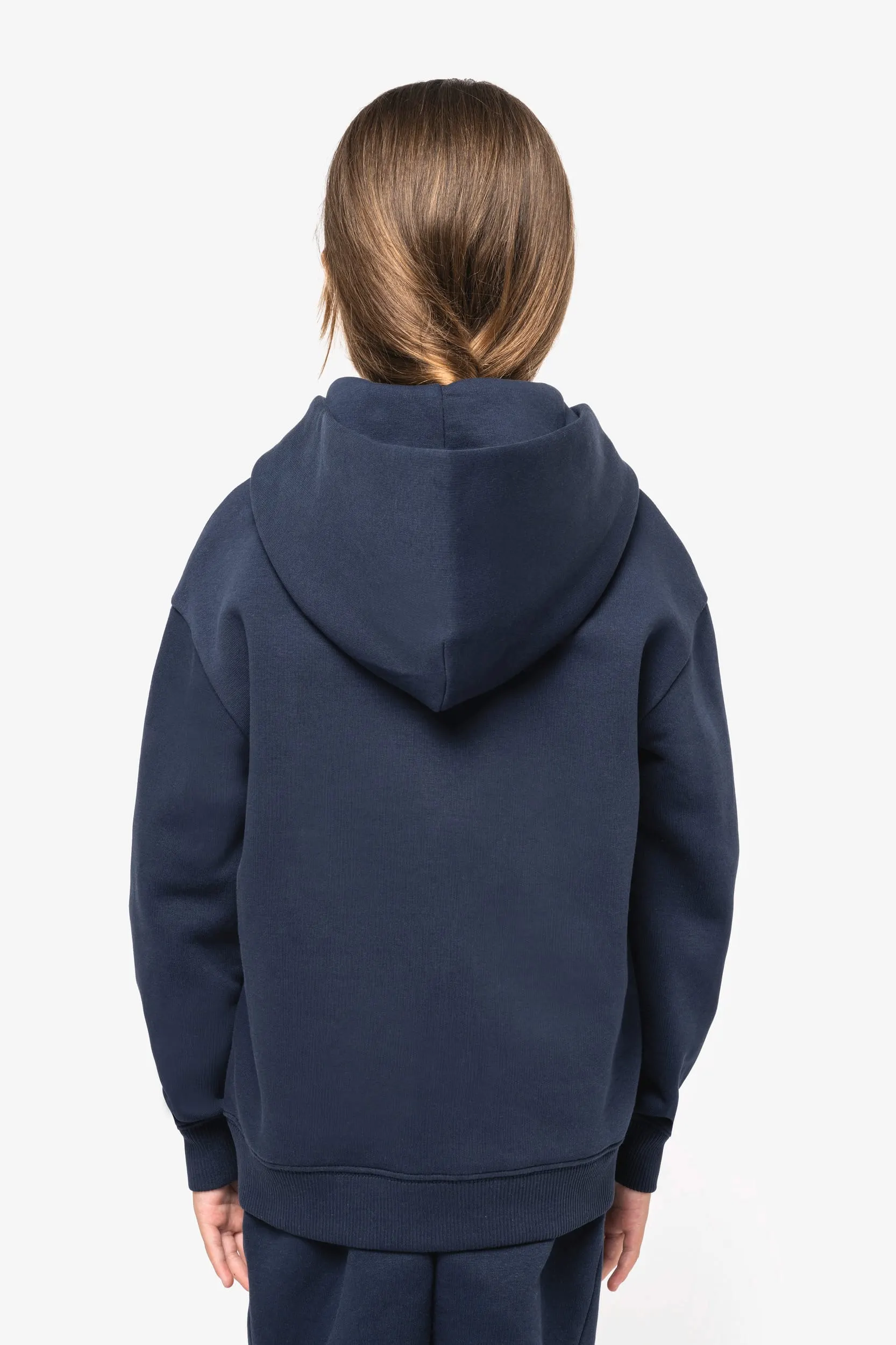 Sudadera ecorresponsable con capucha oversize infantil
