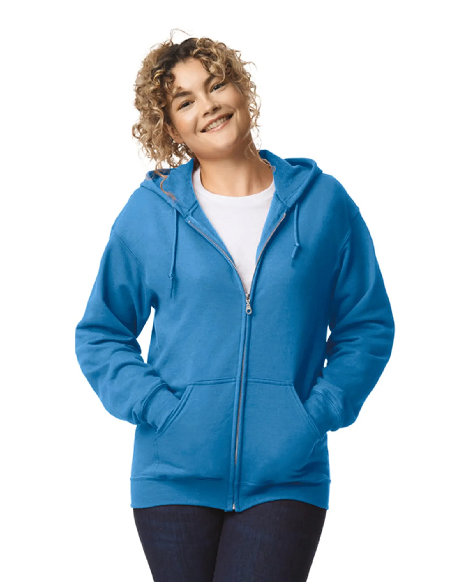 Sudadera Heavy Blend™ capucha y cremallera hombre
