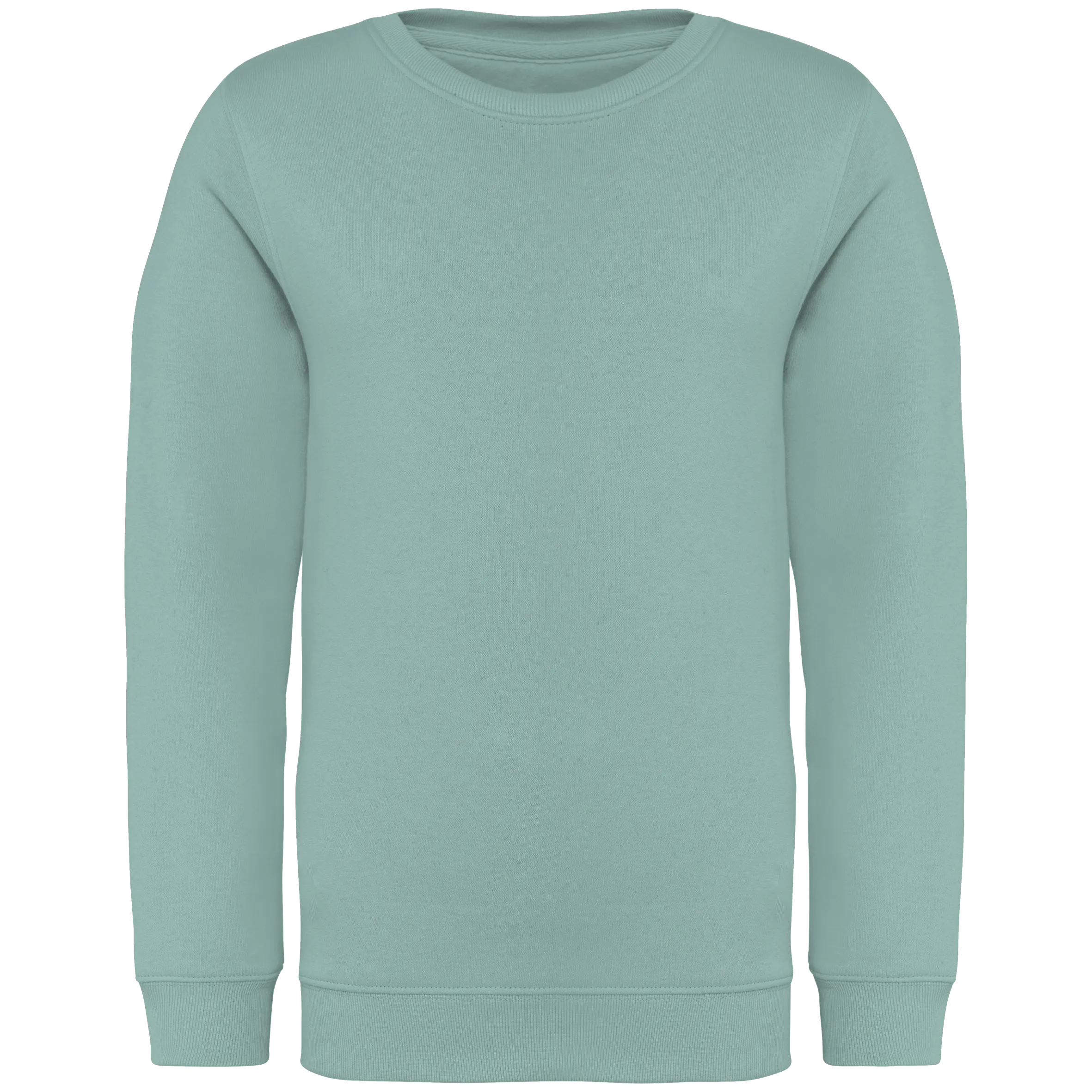 Sudadera ecorresponsable cuello redondo infantil