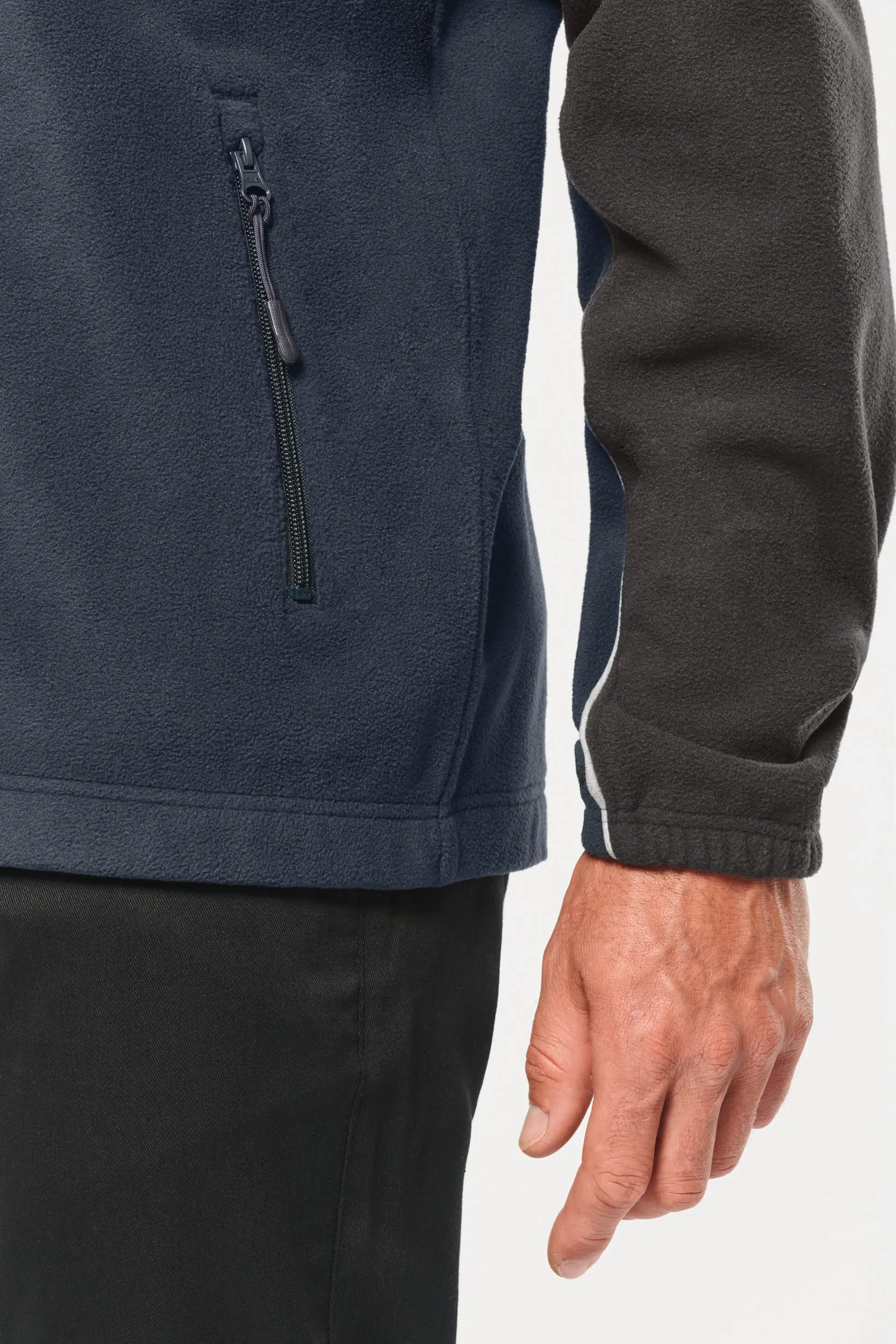 Chaqueta micropolar bicolor ecorresponsable - Unisex