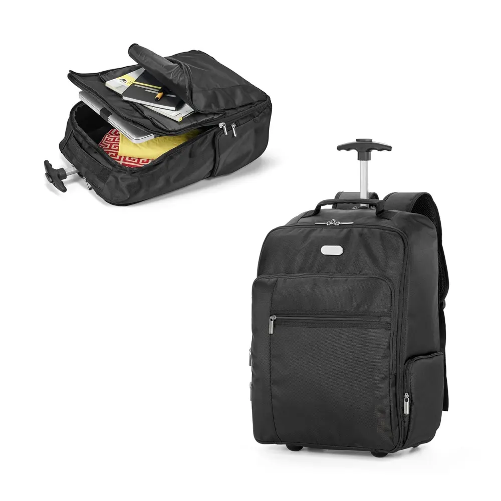 AVENIR. Mochila trolley para portátil de 17" en poliéster 1680D y 300D