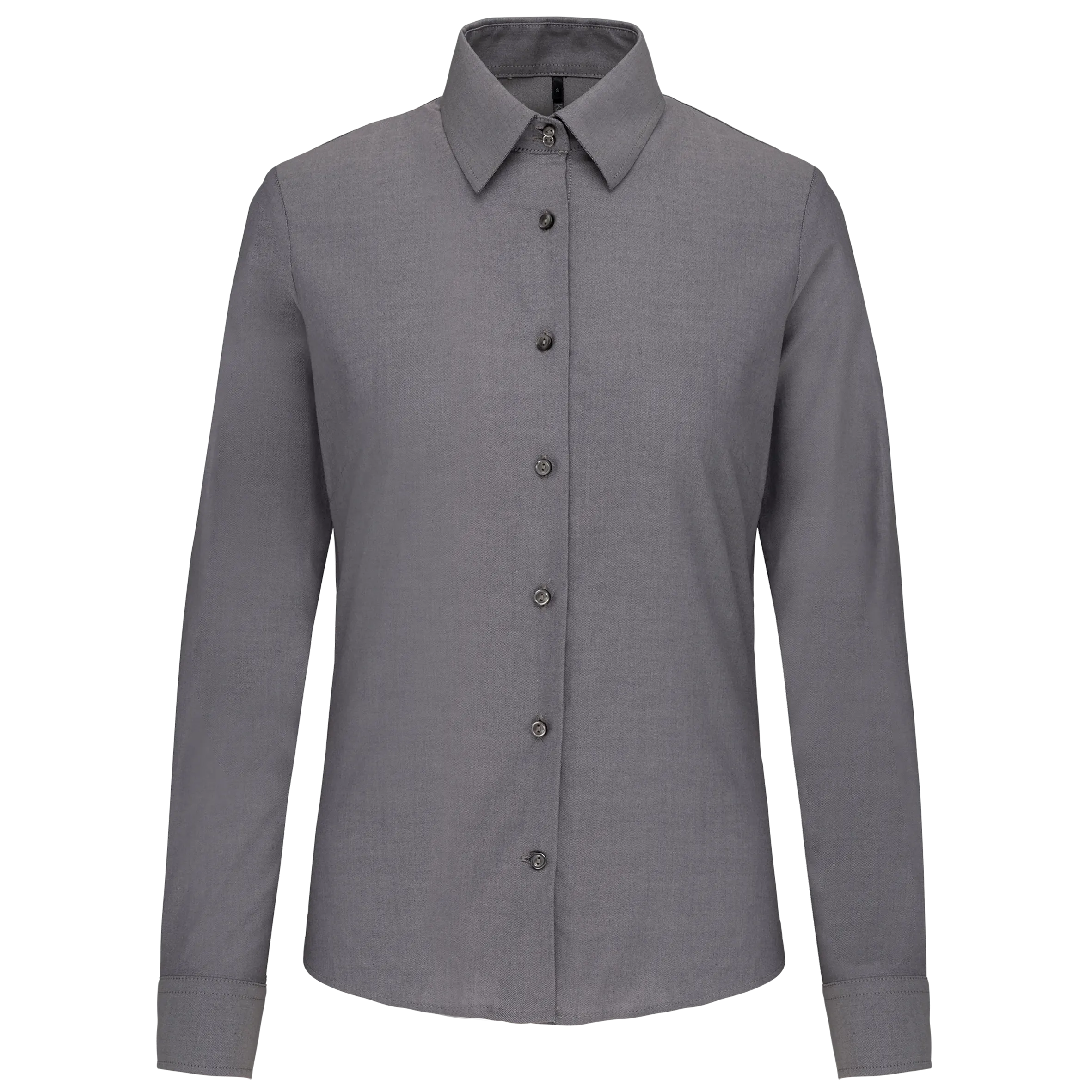 Camisa oxford manga larga mujer