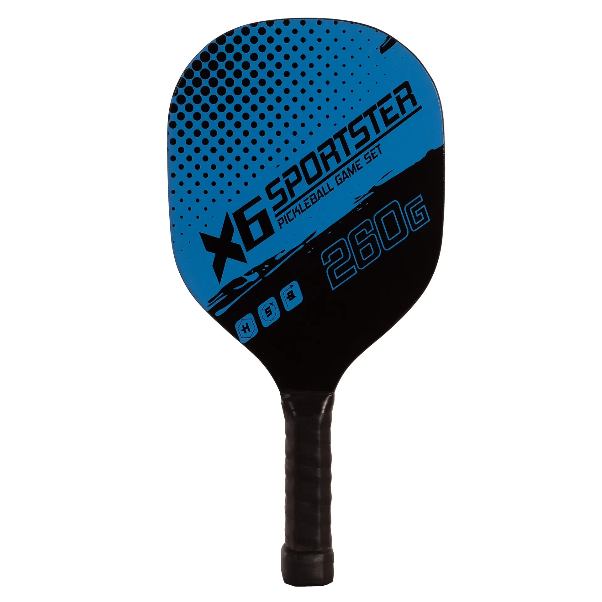 SET DE 2 PALAS PICKLEBALL MADERA CON 4 PELOTAS