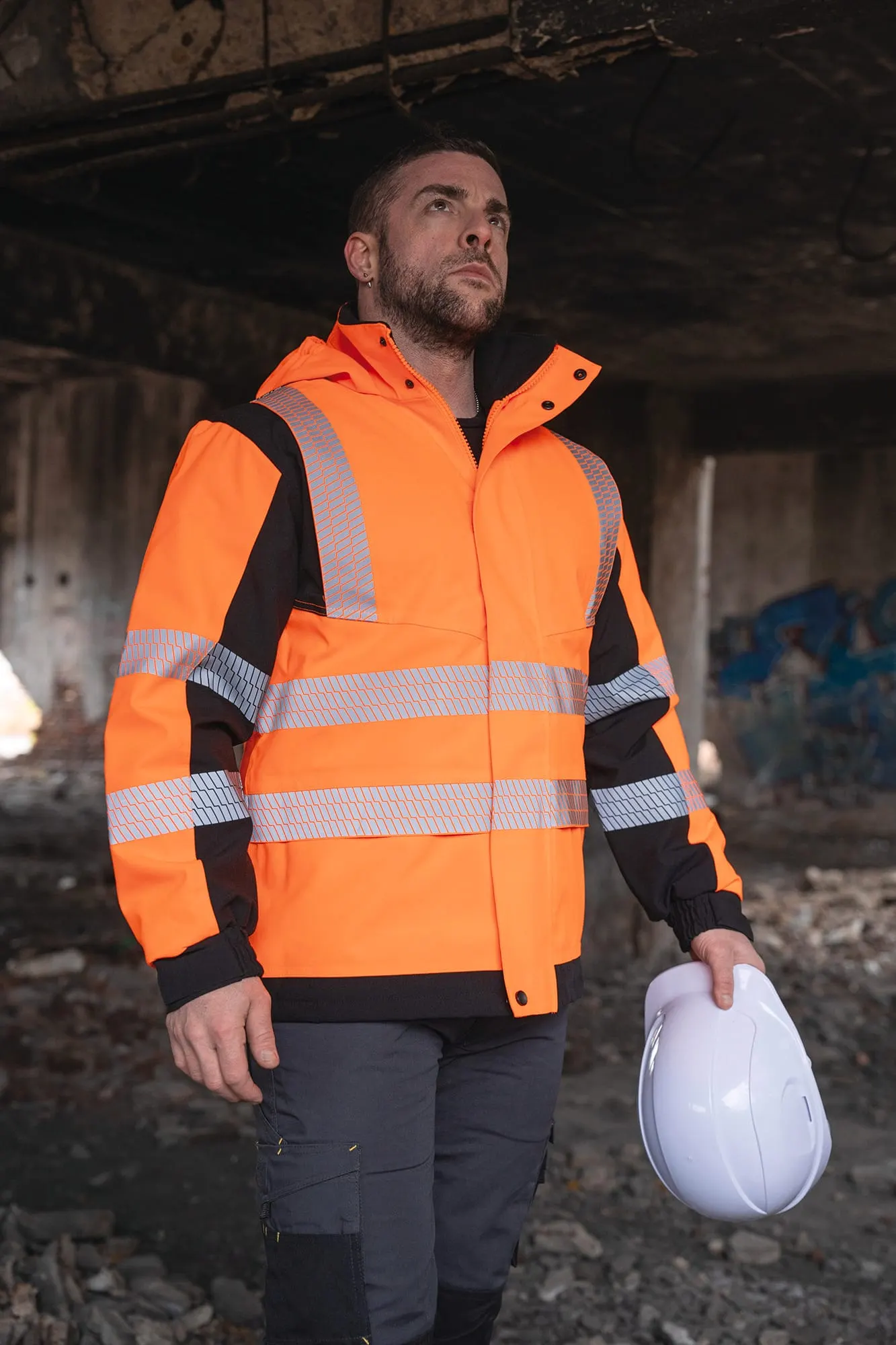 Chaqueta de lluvia de alta visibilidad Copenhage