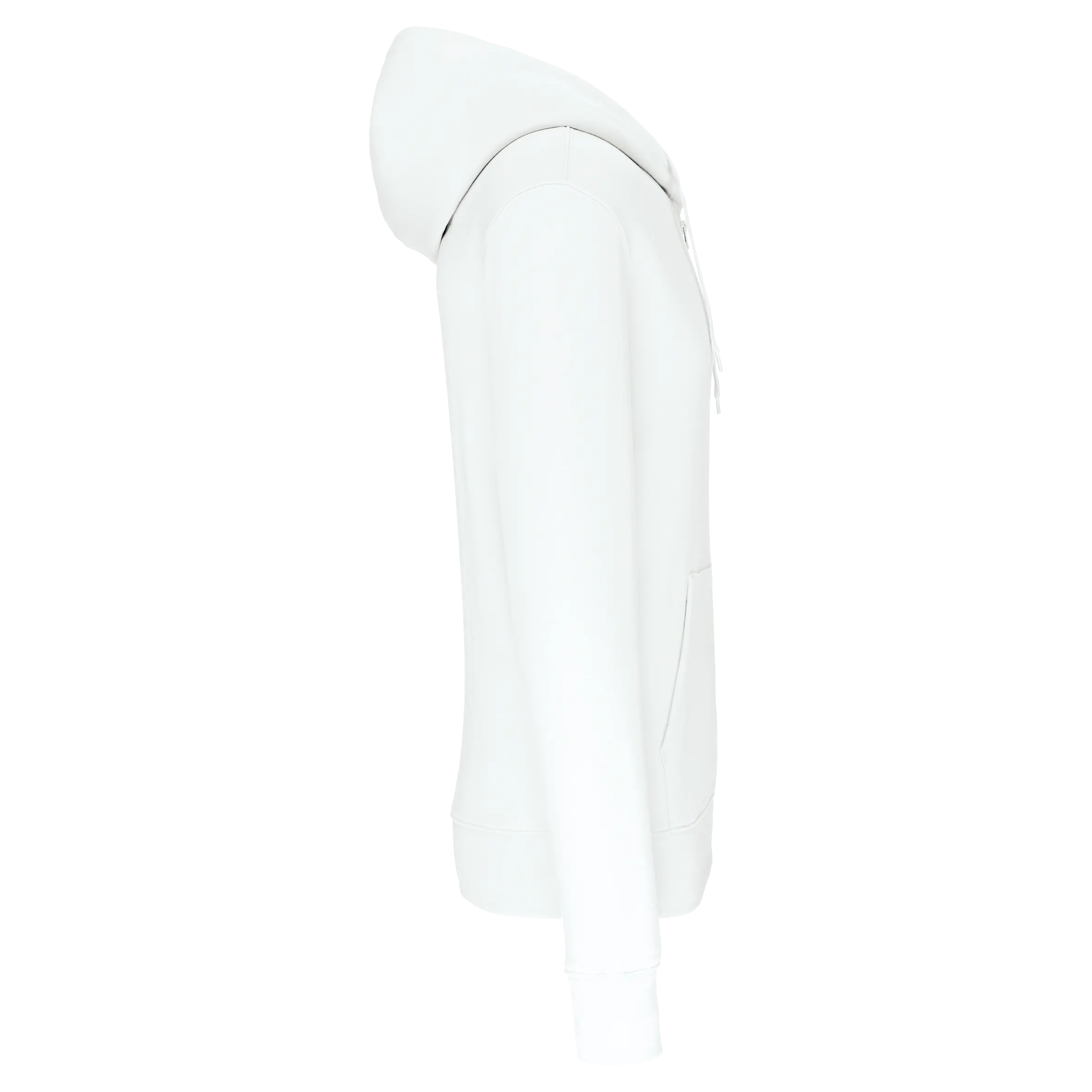 Sudadera con capucha y cremallera ecorresponsable hombre