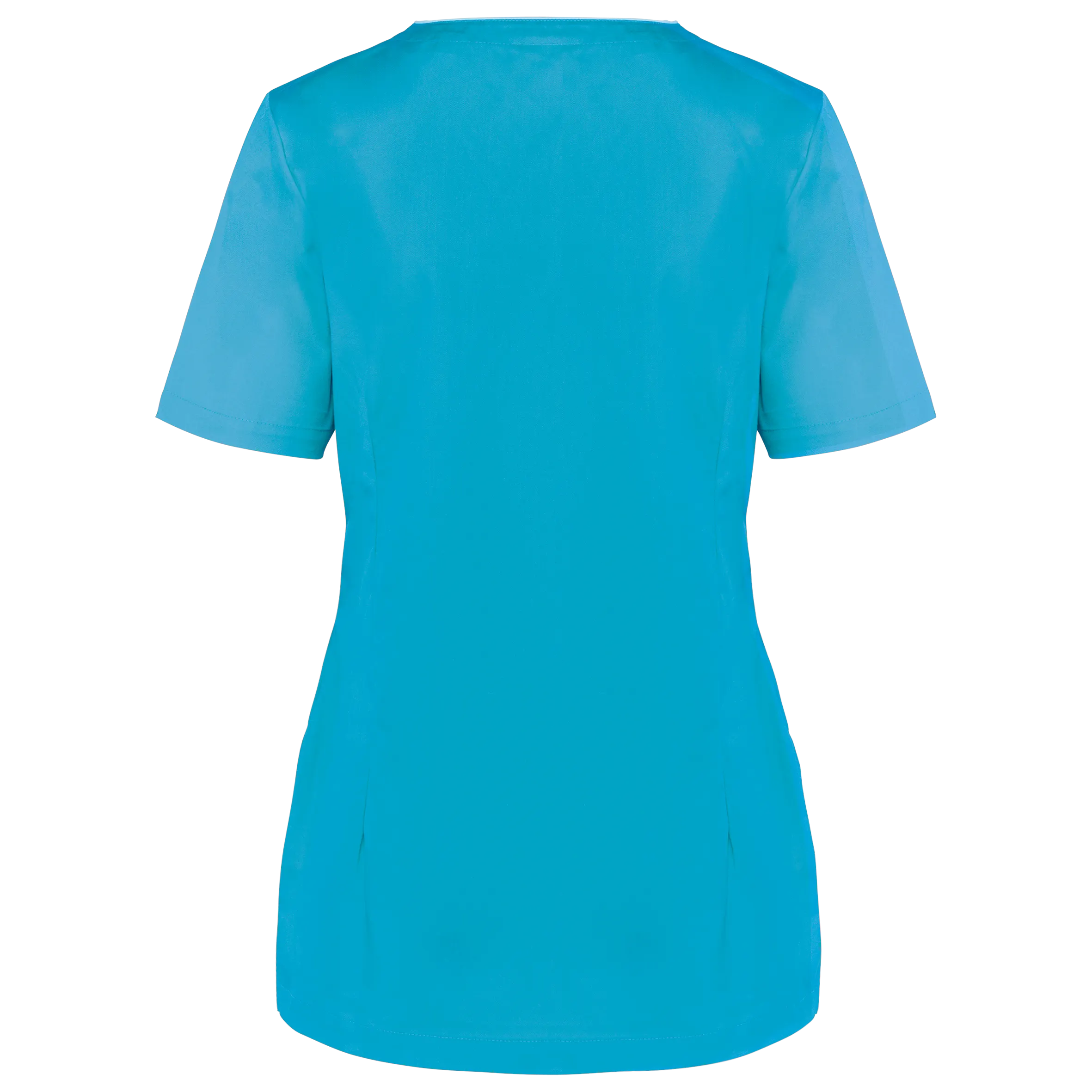 Blusa polialgodón con botones a presión mujer