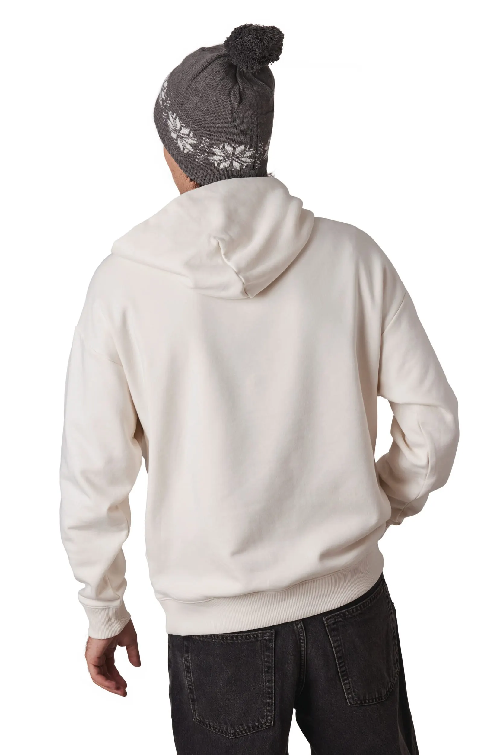Gorro navideño de punto con motivo de estrellas