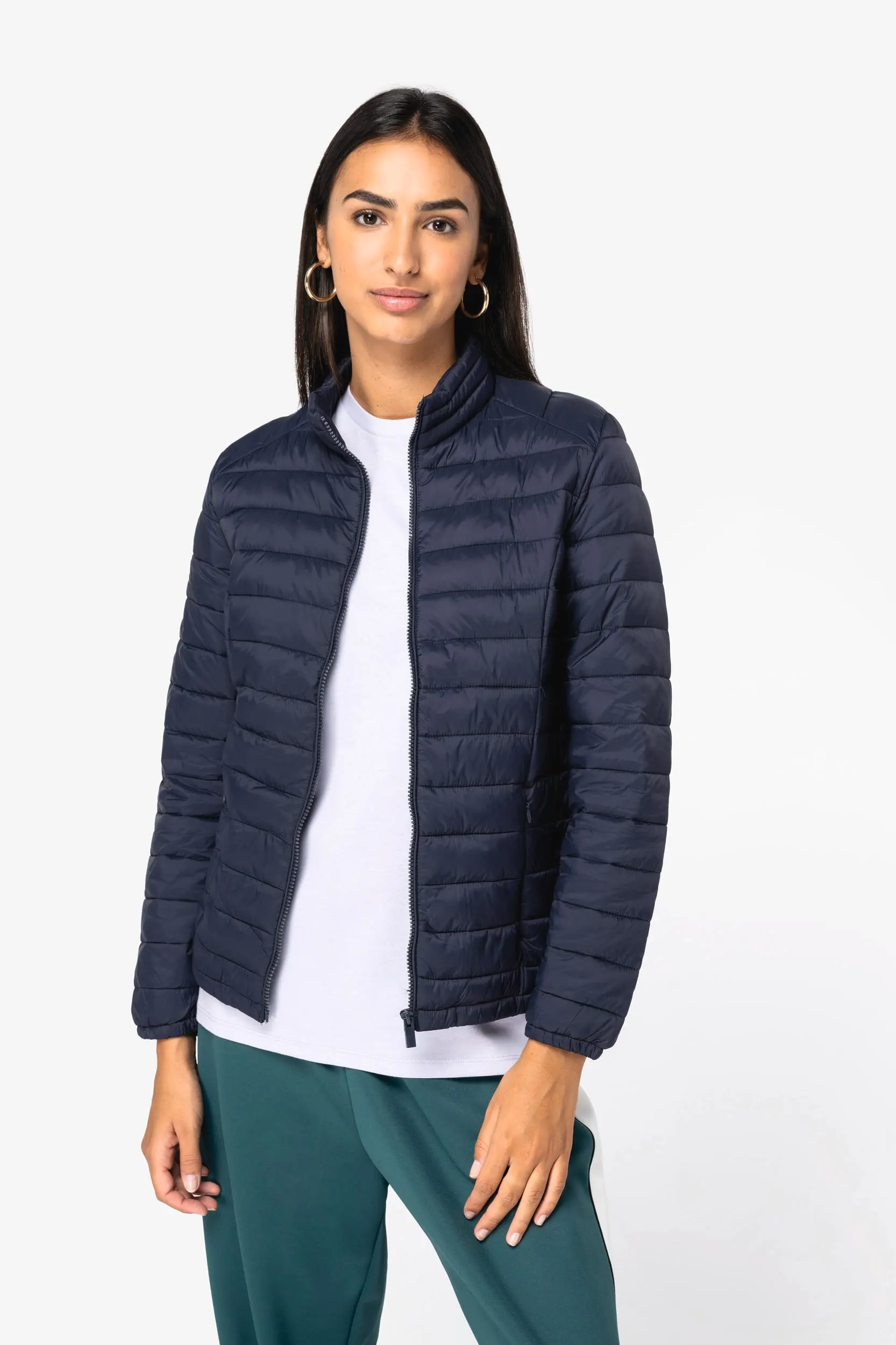 Chaqueta acolchada ligera ecorresponsable mujer