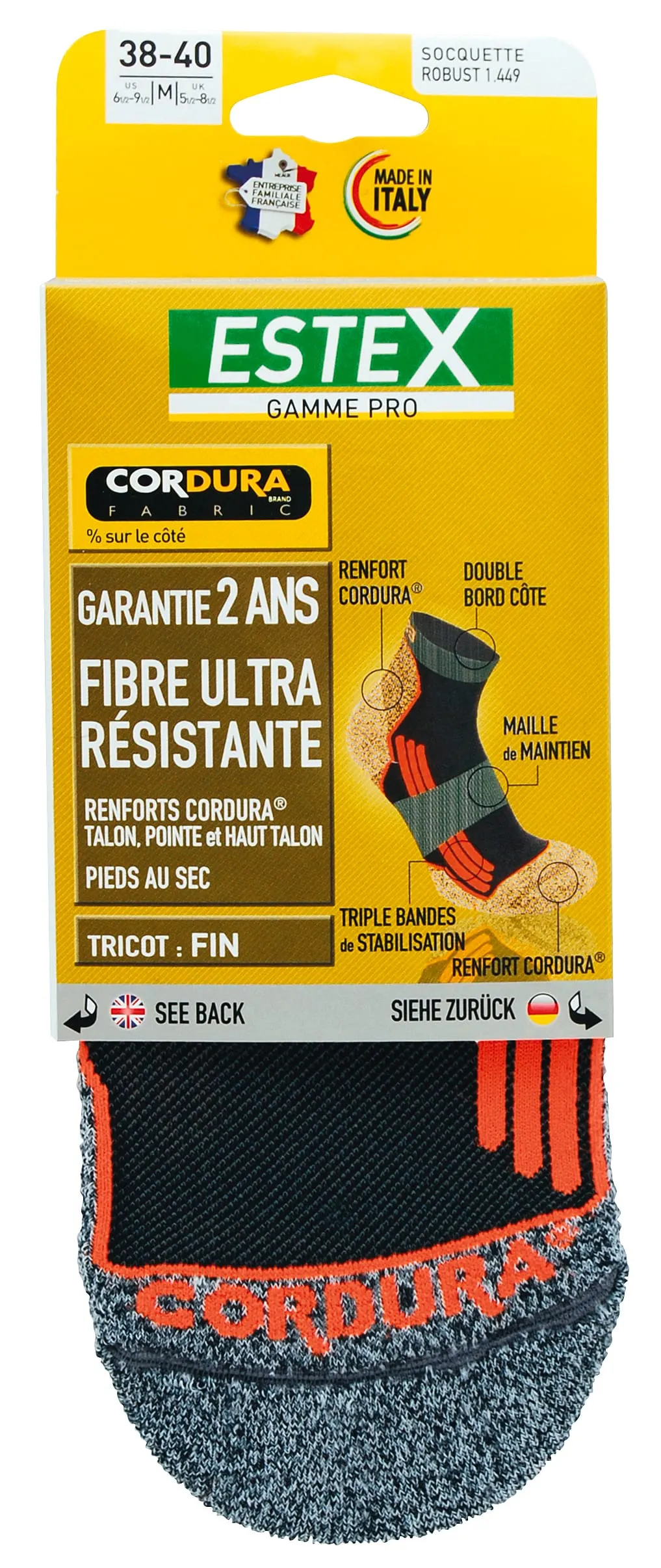 Juego de 3 pares de calcetines robust