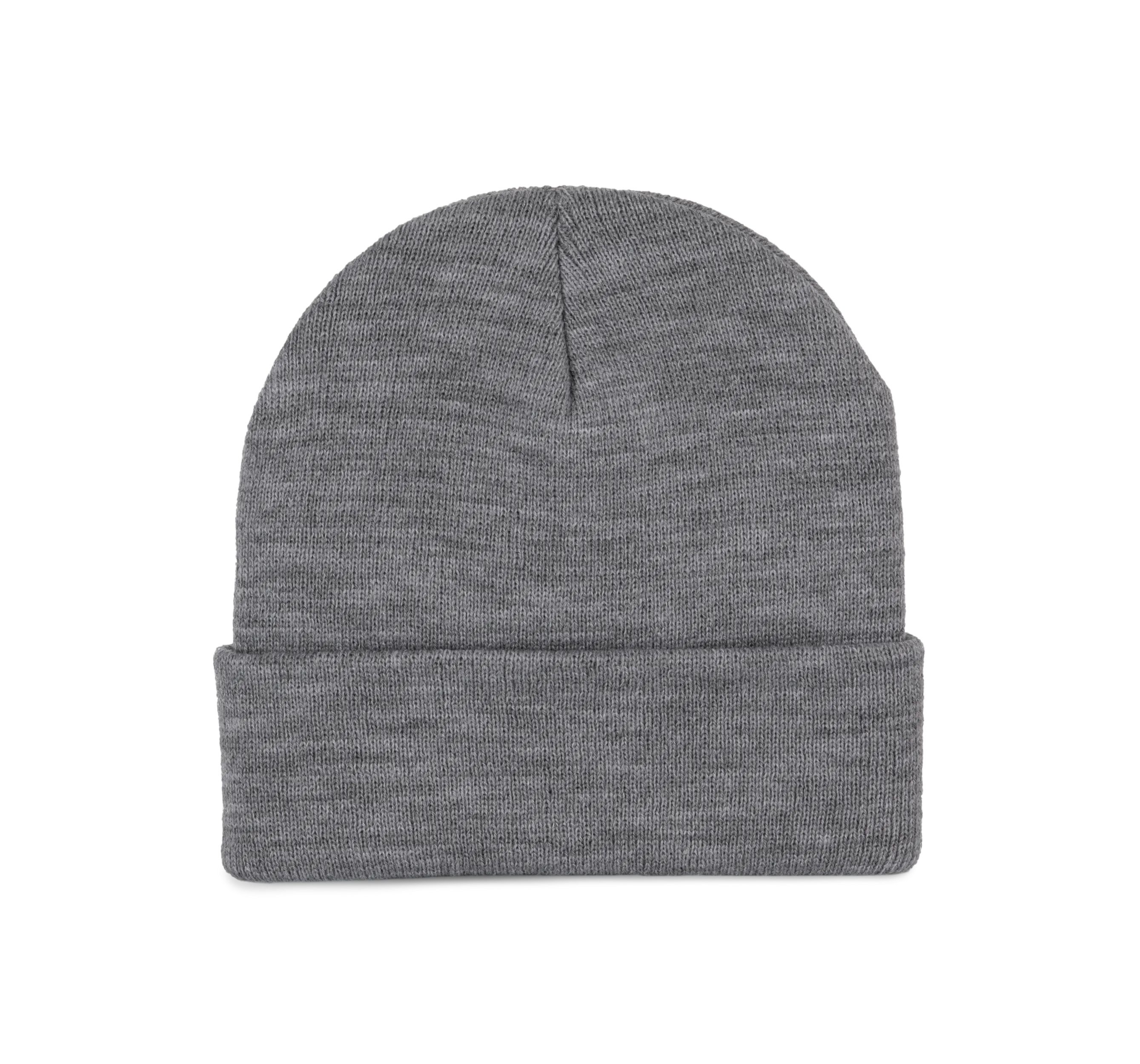Gorro punto reciclado con dobladillo