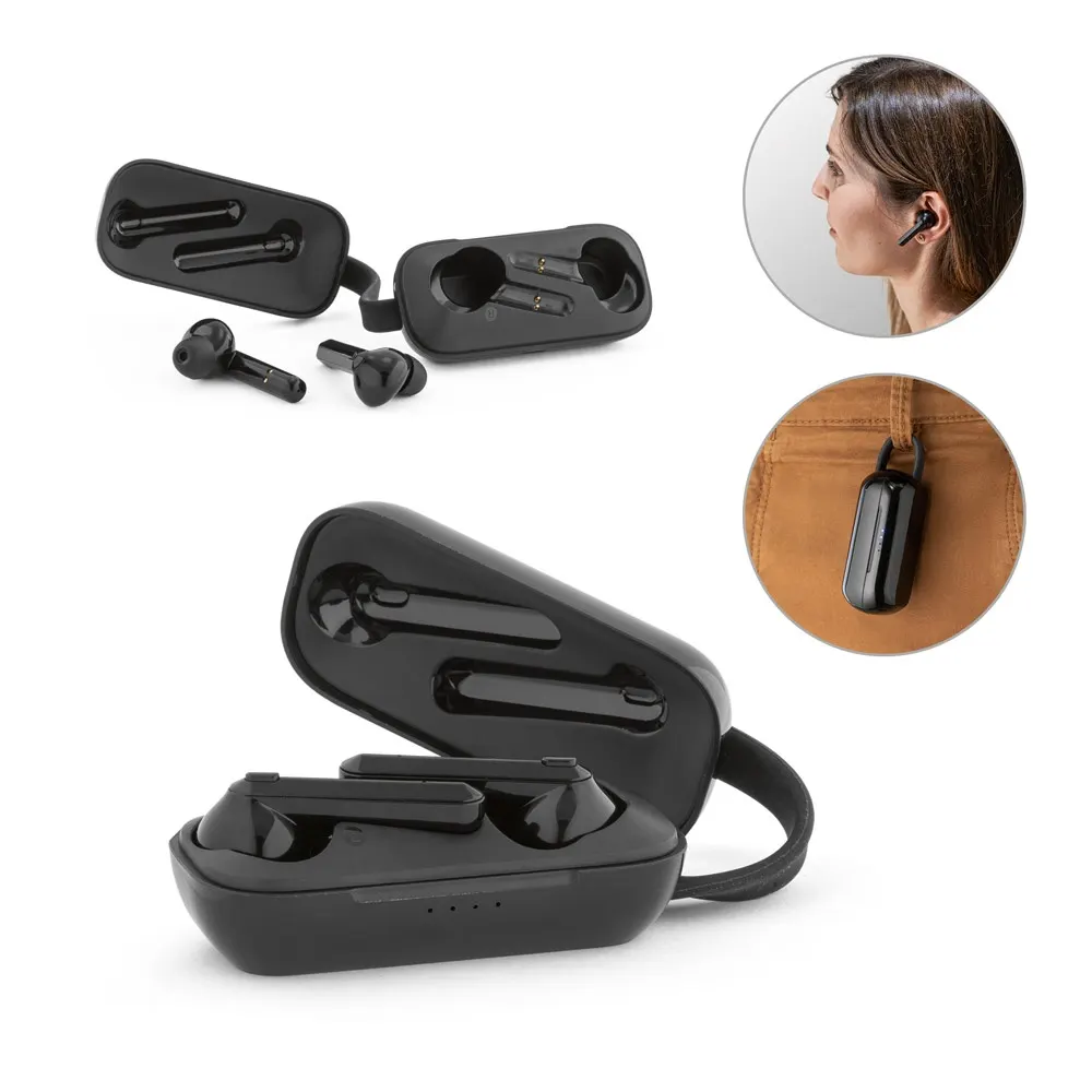 BOSON. Auriculares inalámbricos ABS reciclado (100 % rABS) con 3 horas de autonomía