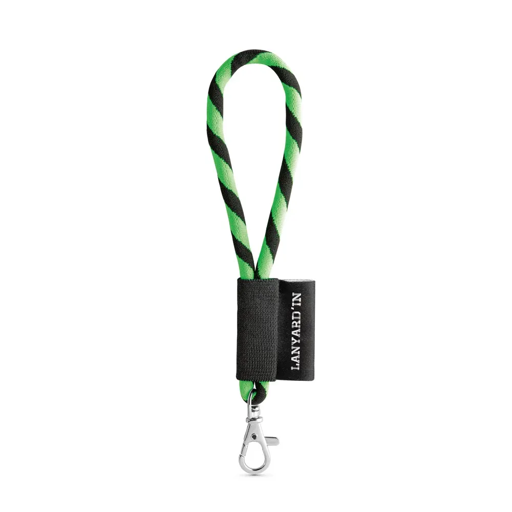 75090. SET Lanyard TUBE Short (Ø 7 mm) con mosquetón de 9 mm