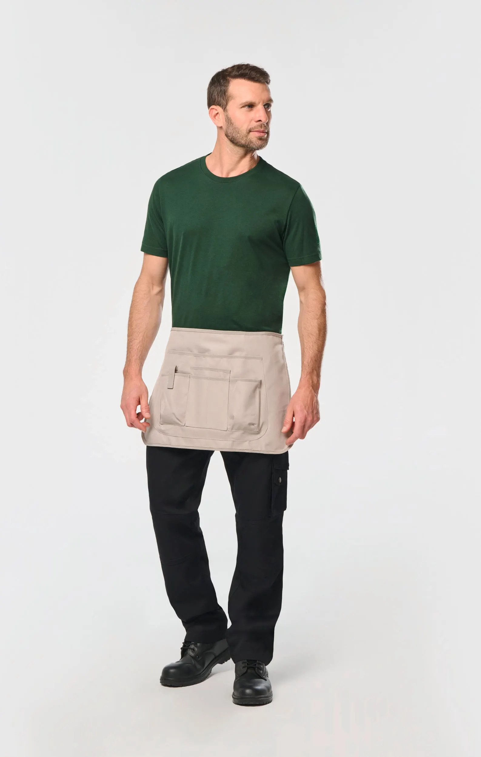 Delantal corto ecorresponsable para jardinería - Unisex