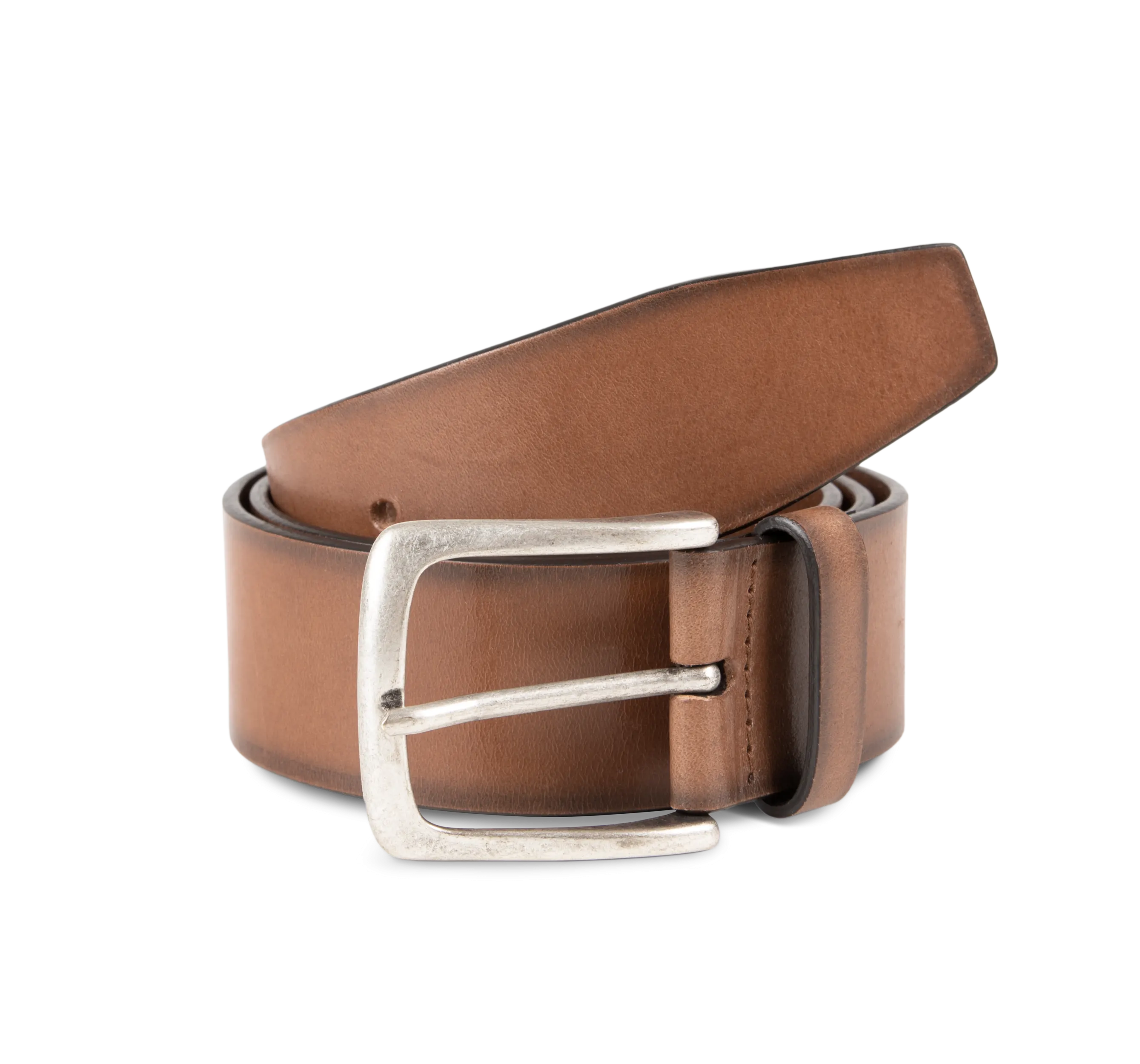 Cinturón vintage de cuero hombre