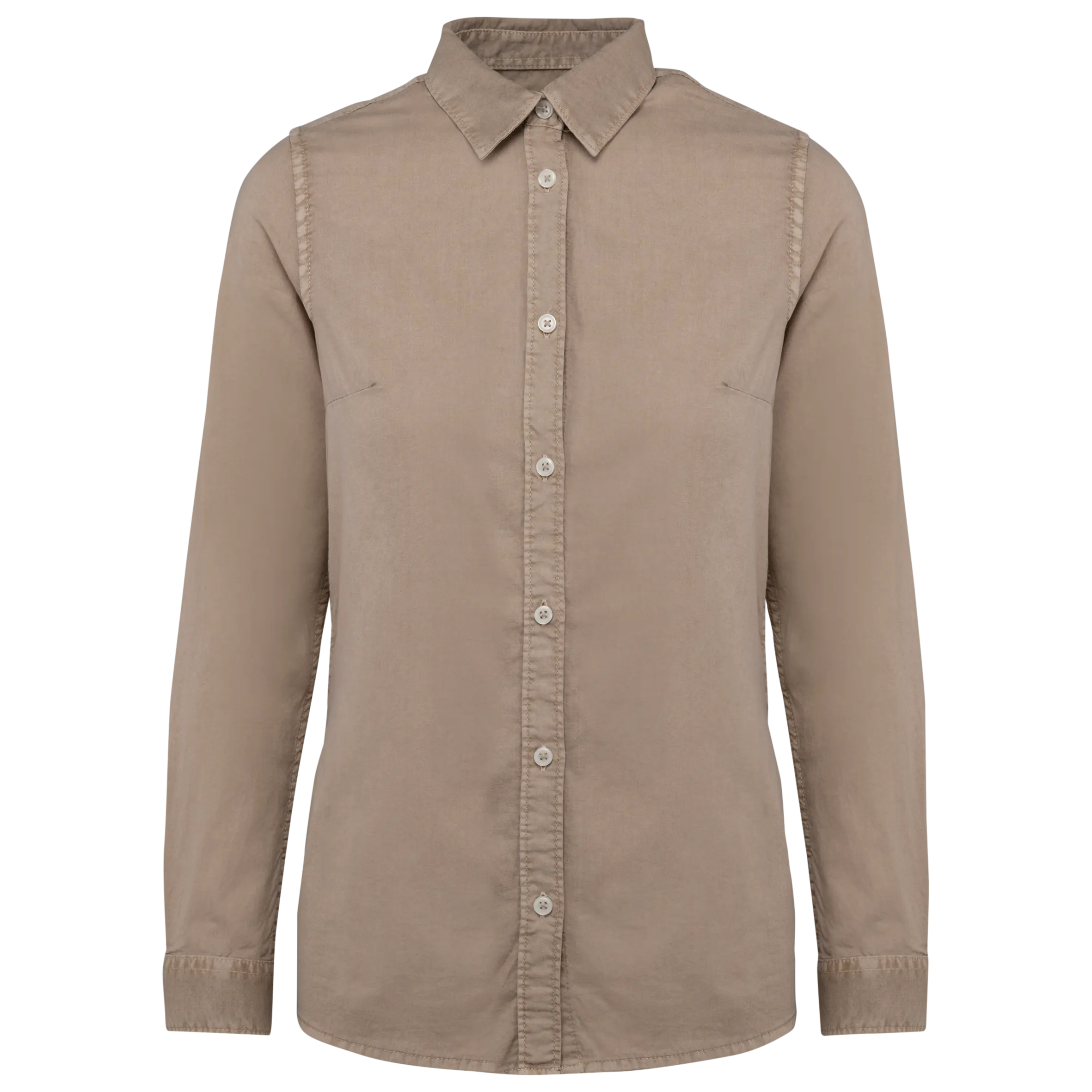 Camisa ecorresponsable efecto lavado mujer