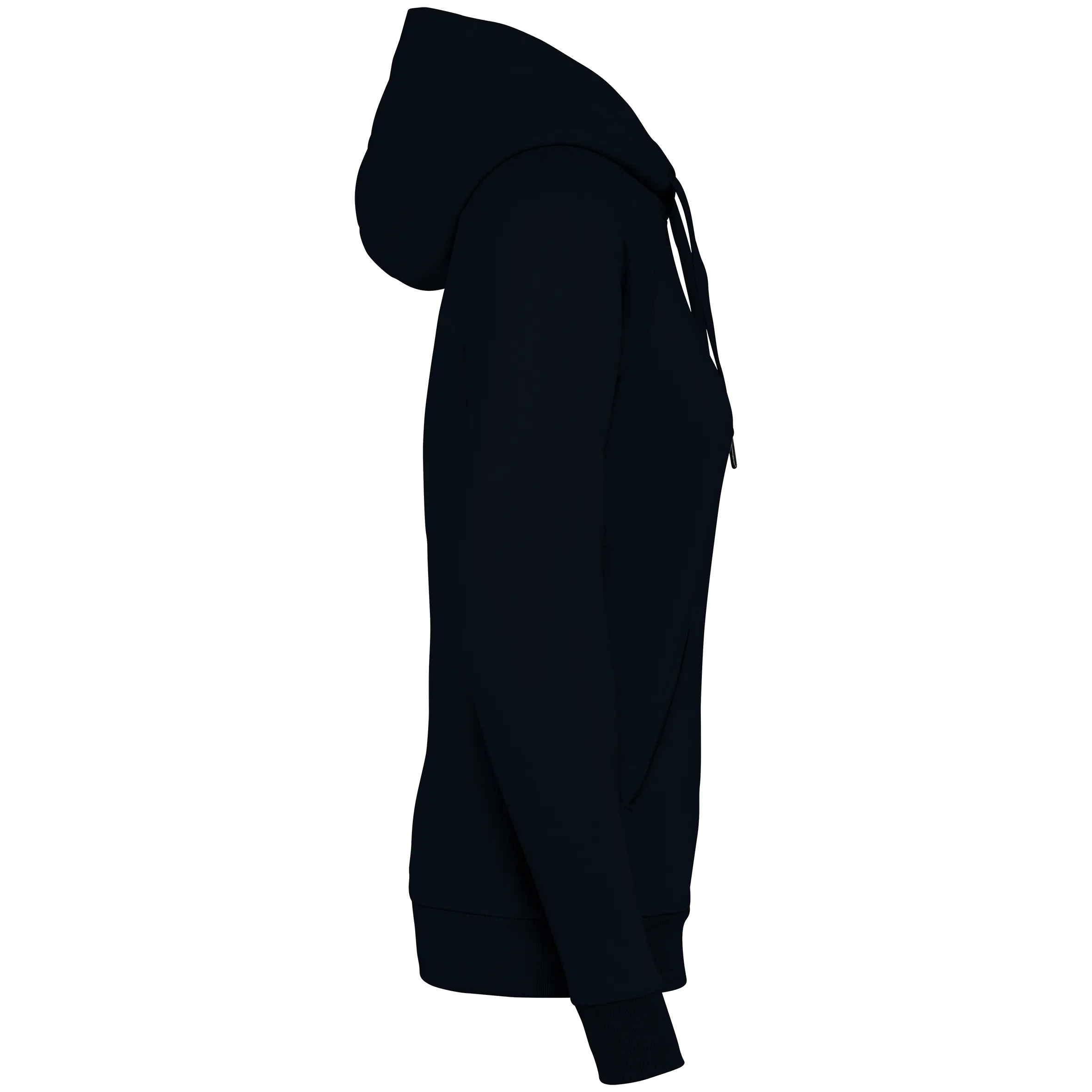 Sudadera ecorresponsable con capucha y mangas raglán mujer