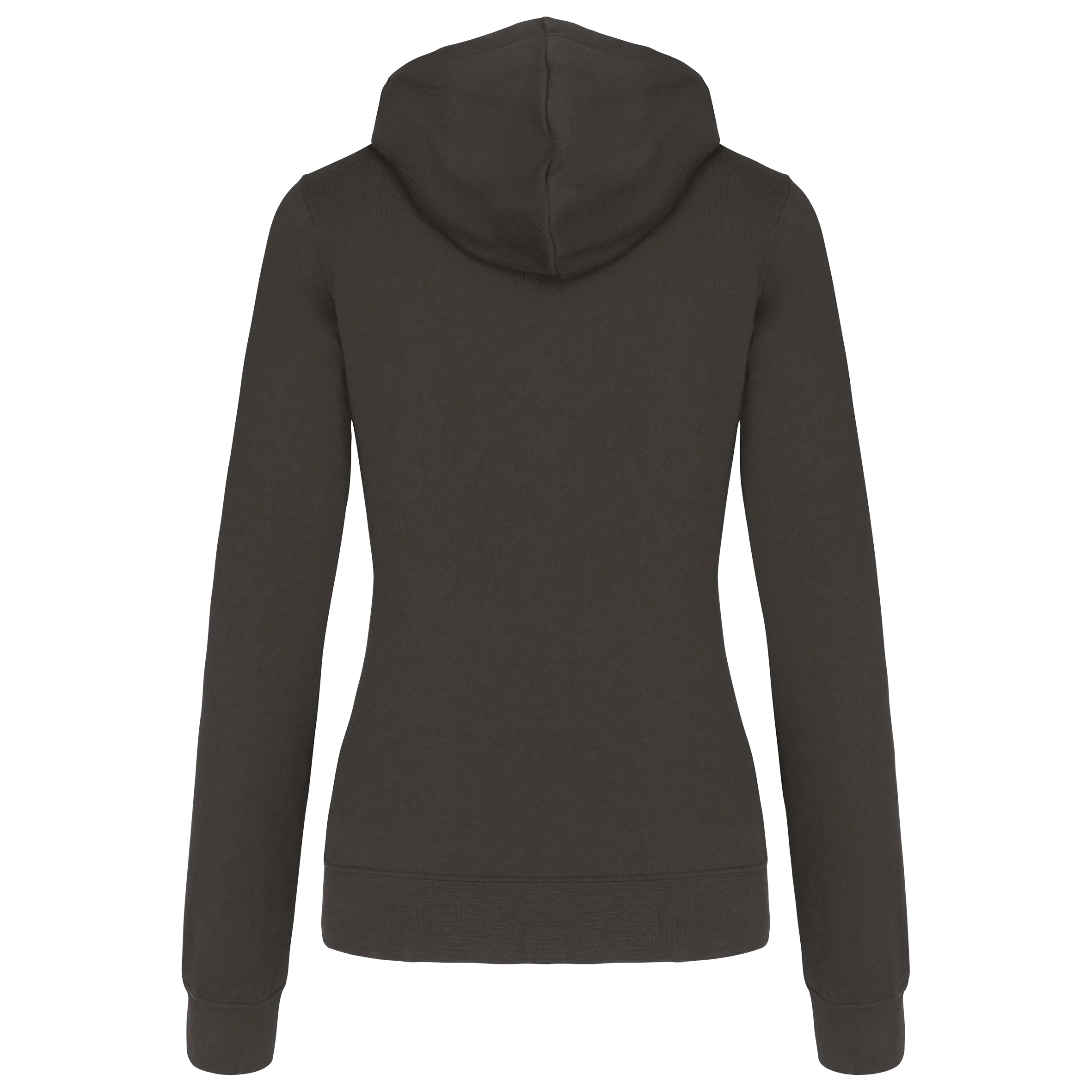 Sudadera capucha contrastada mujer