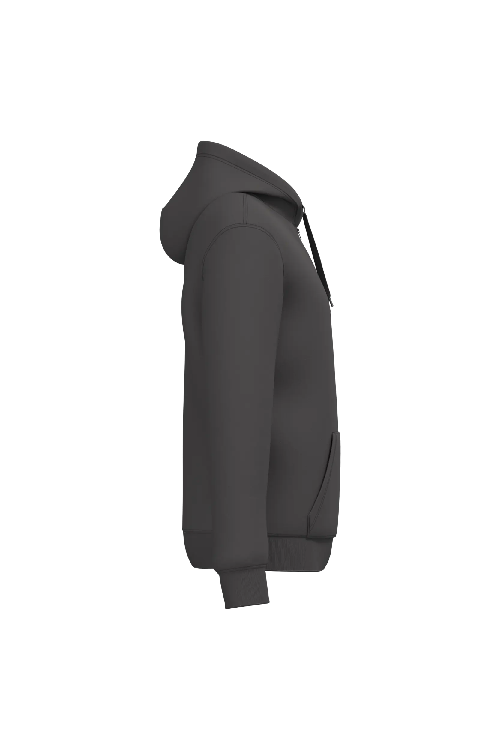 Sudadera con capucha y cremallera reciclada unisex