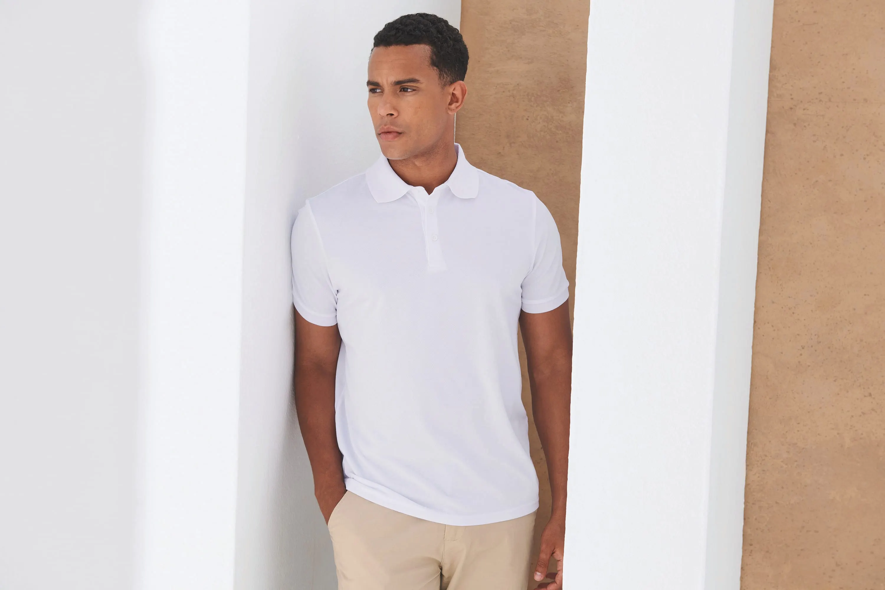 Polo poliéster reciclado hombre<br/>