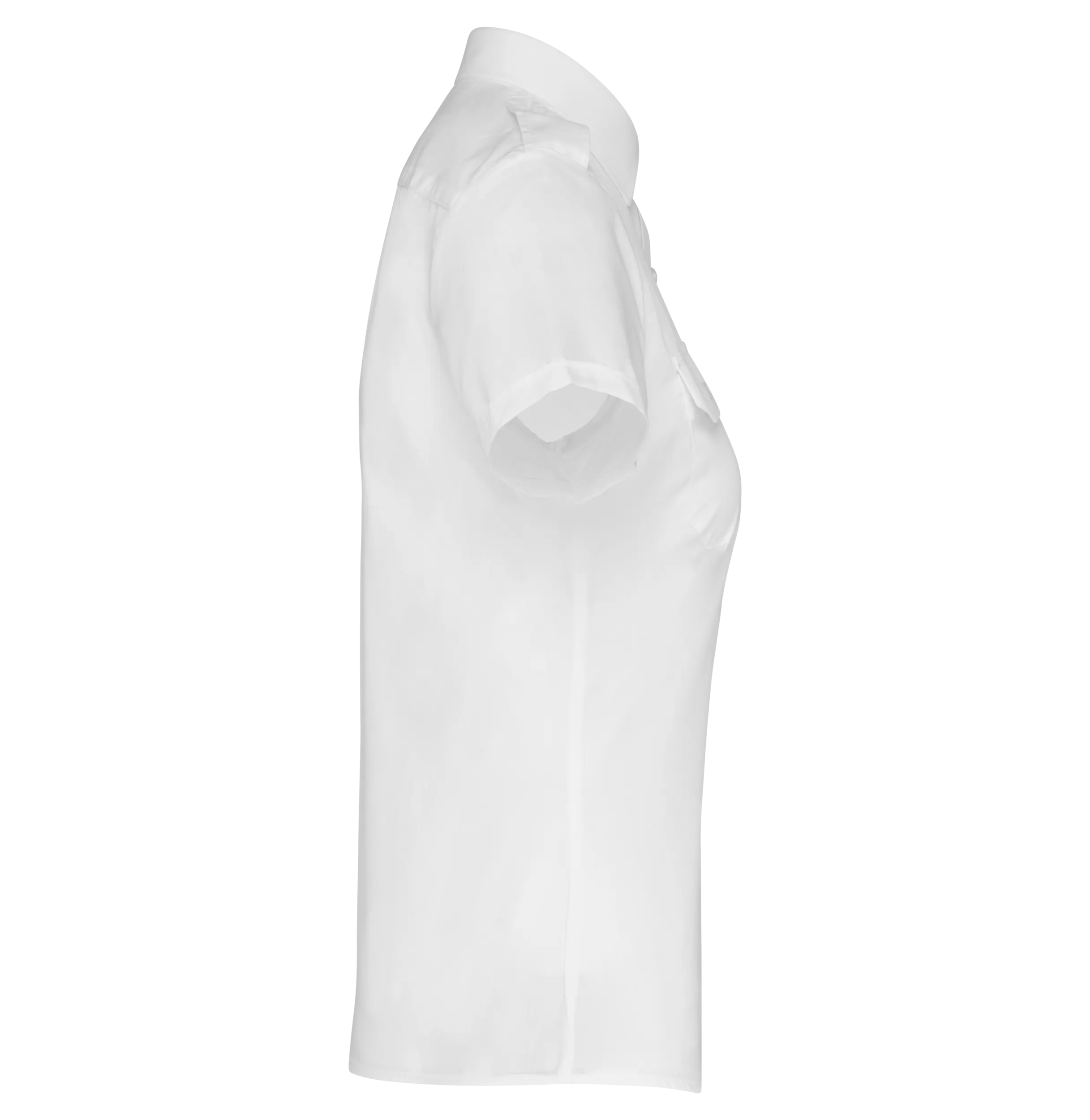 Camisa piloto manga corta mujer