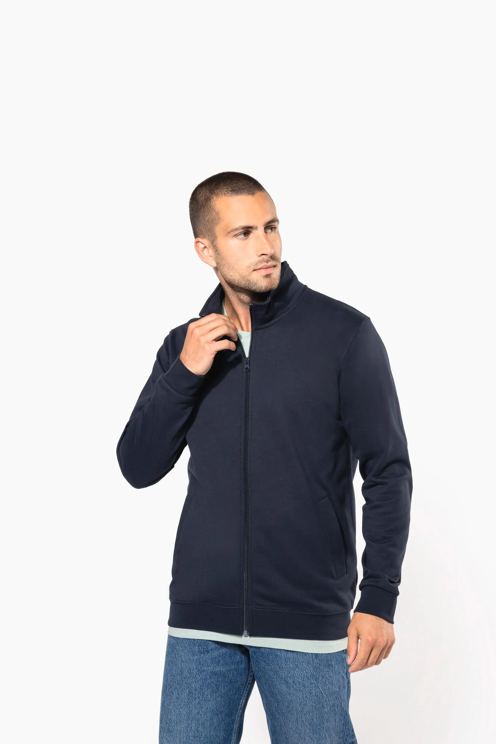 Chaqueta de felpa con cremallera