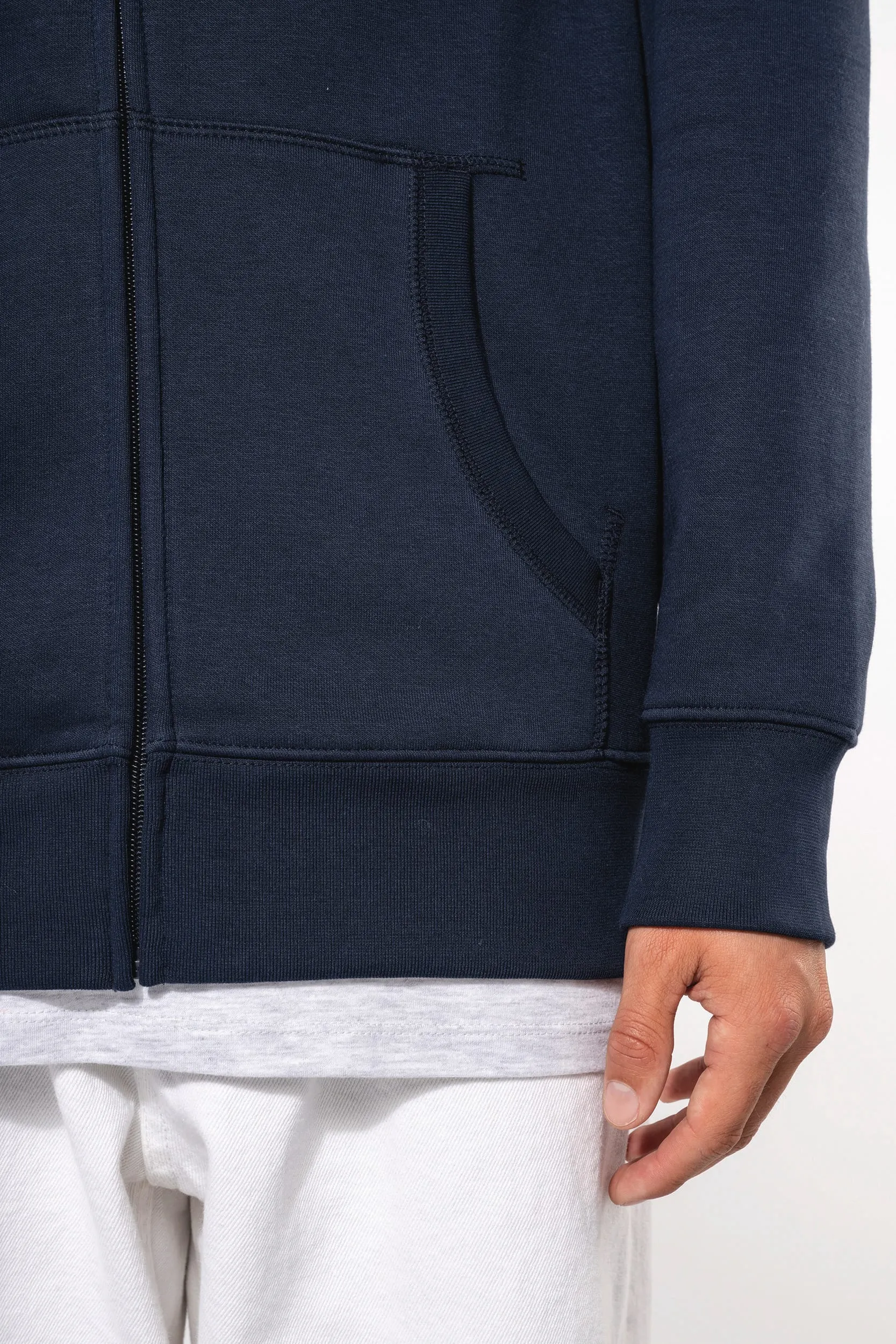Sudadera con capucha y cremallera