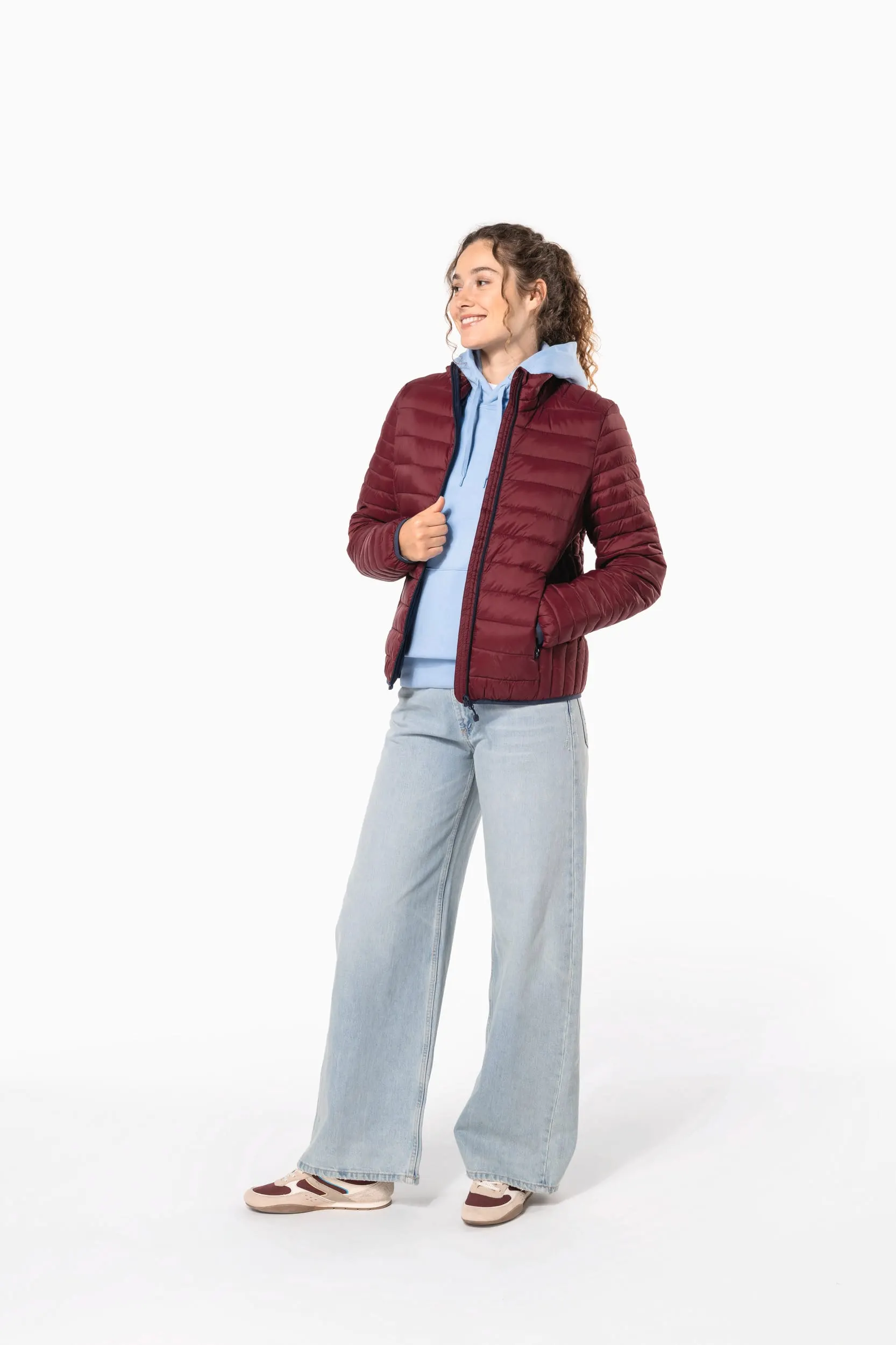 Chaqueta acolchada y ligera mujer