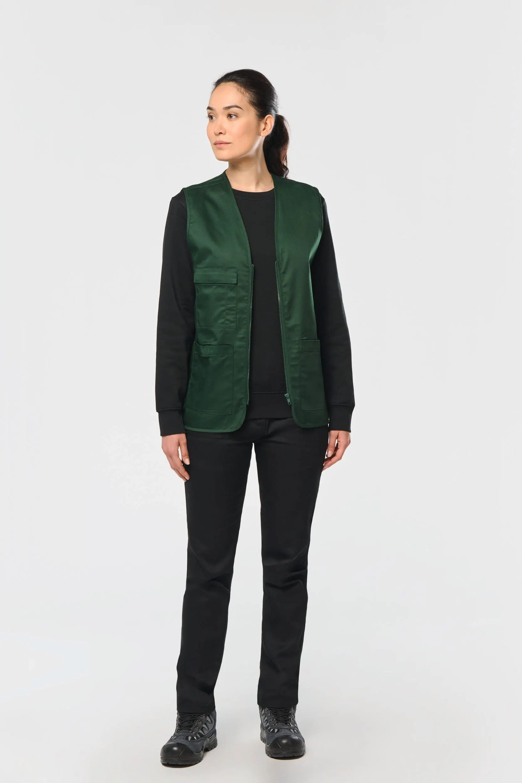 Chaleco polialgodón multibolsillos - Unisex