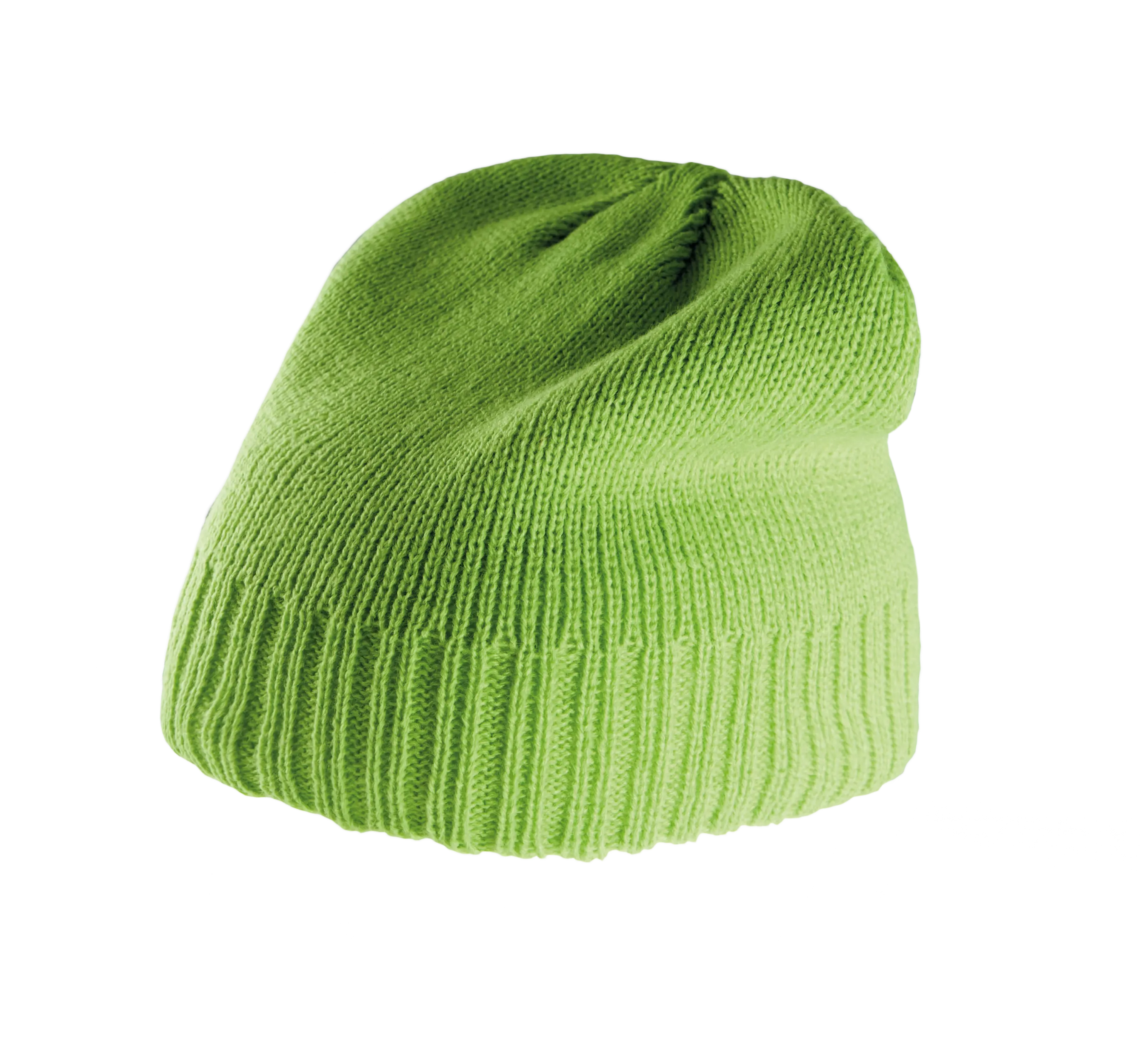 Gorro con borde acanalado
