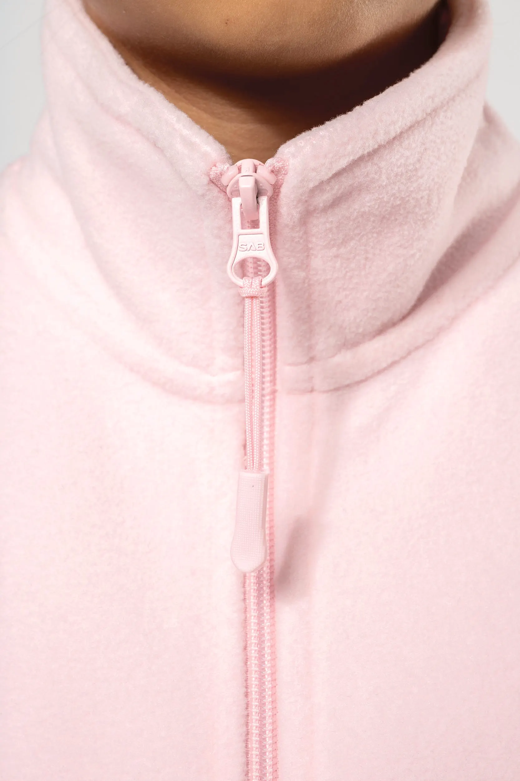 Chaqueta micropolar con cremallera infantil