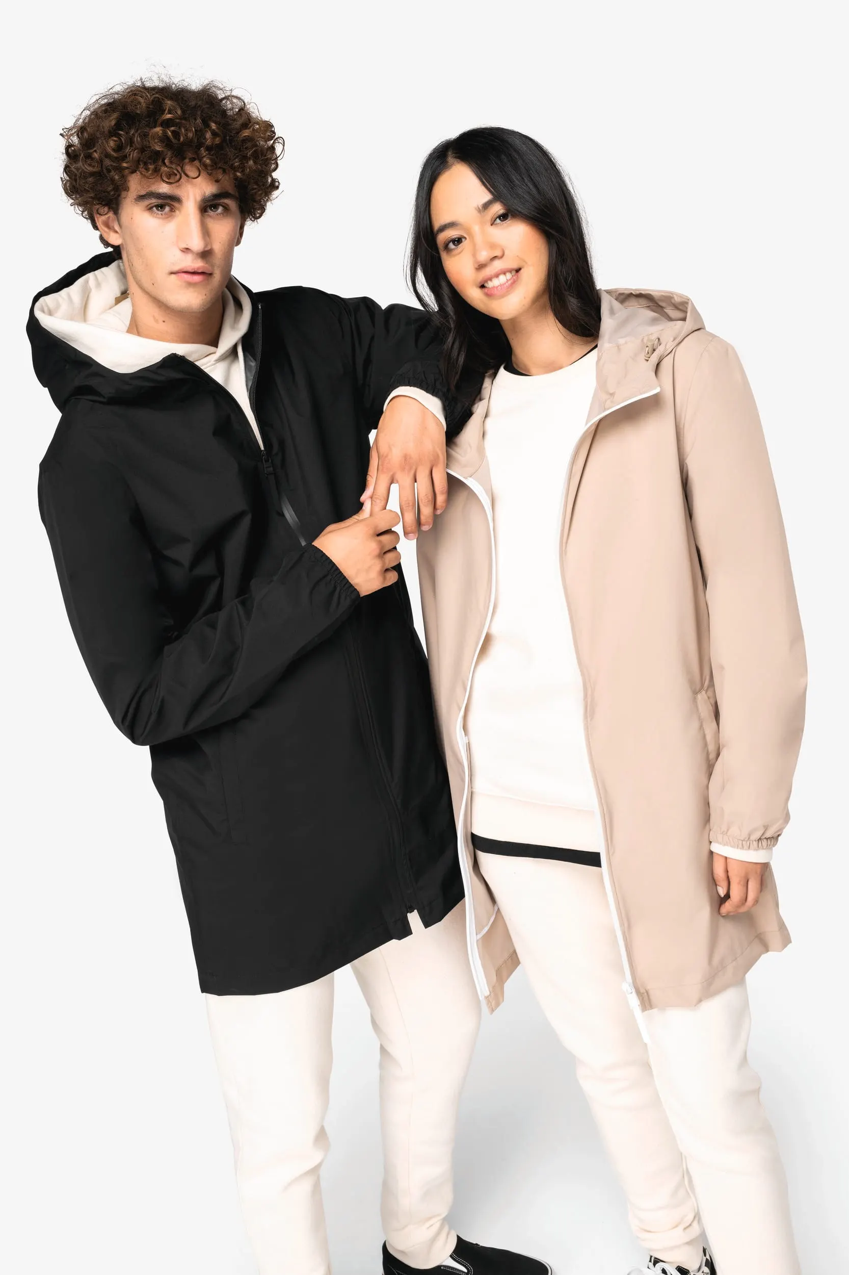 Chaqueta ecorresponsable impermeable unisex