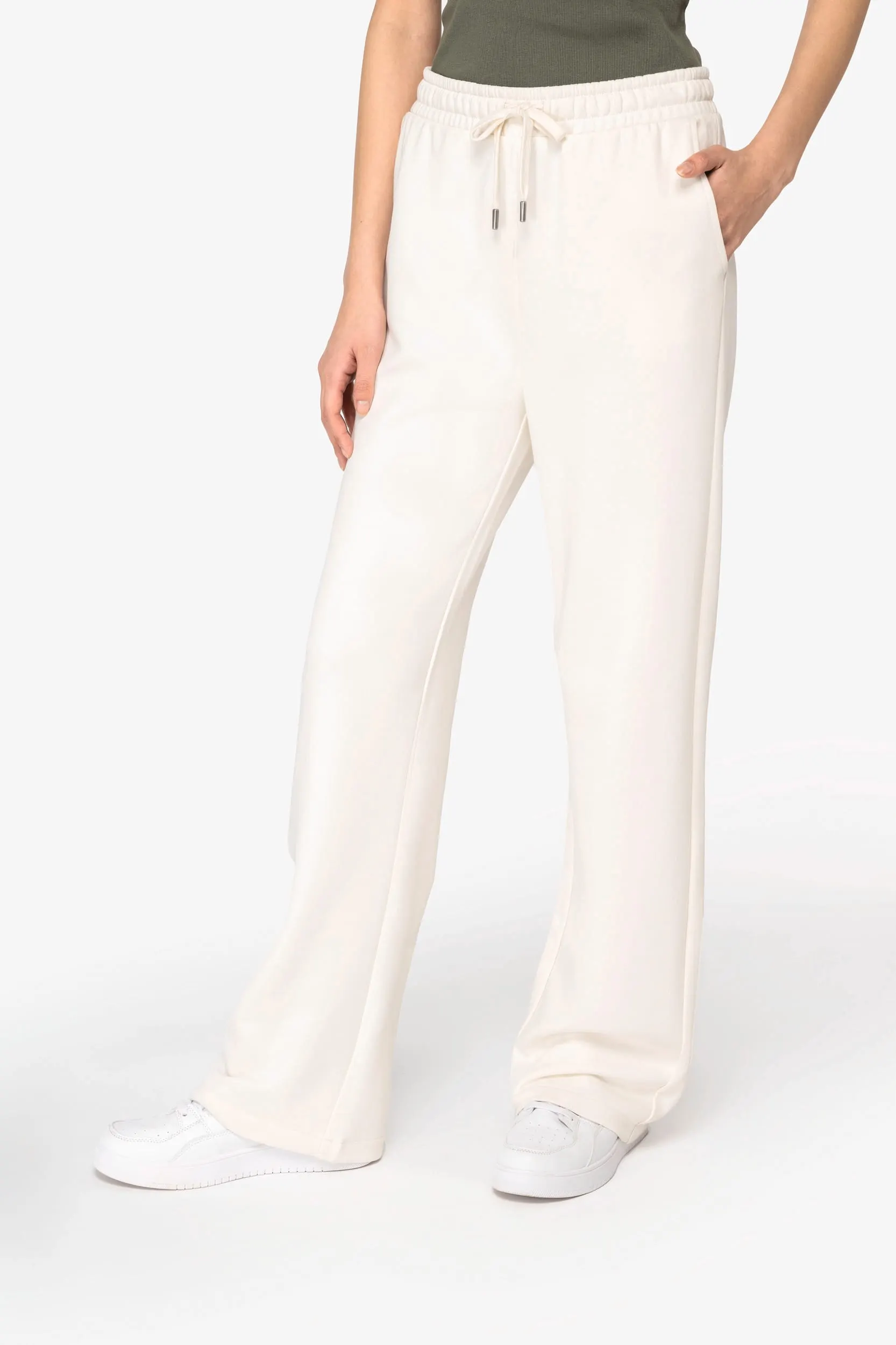 Pantalón de jogging ecorresponsable holgado French Terry mujer