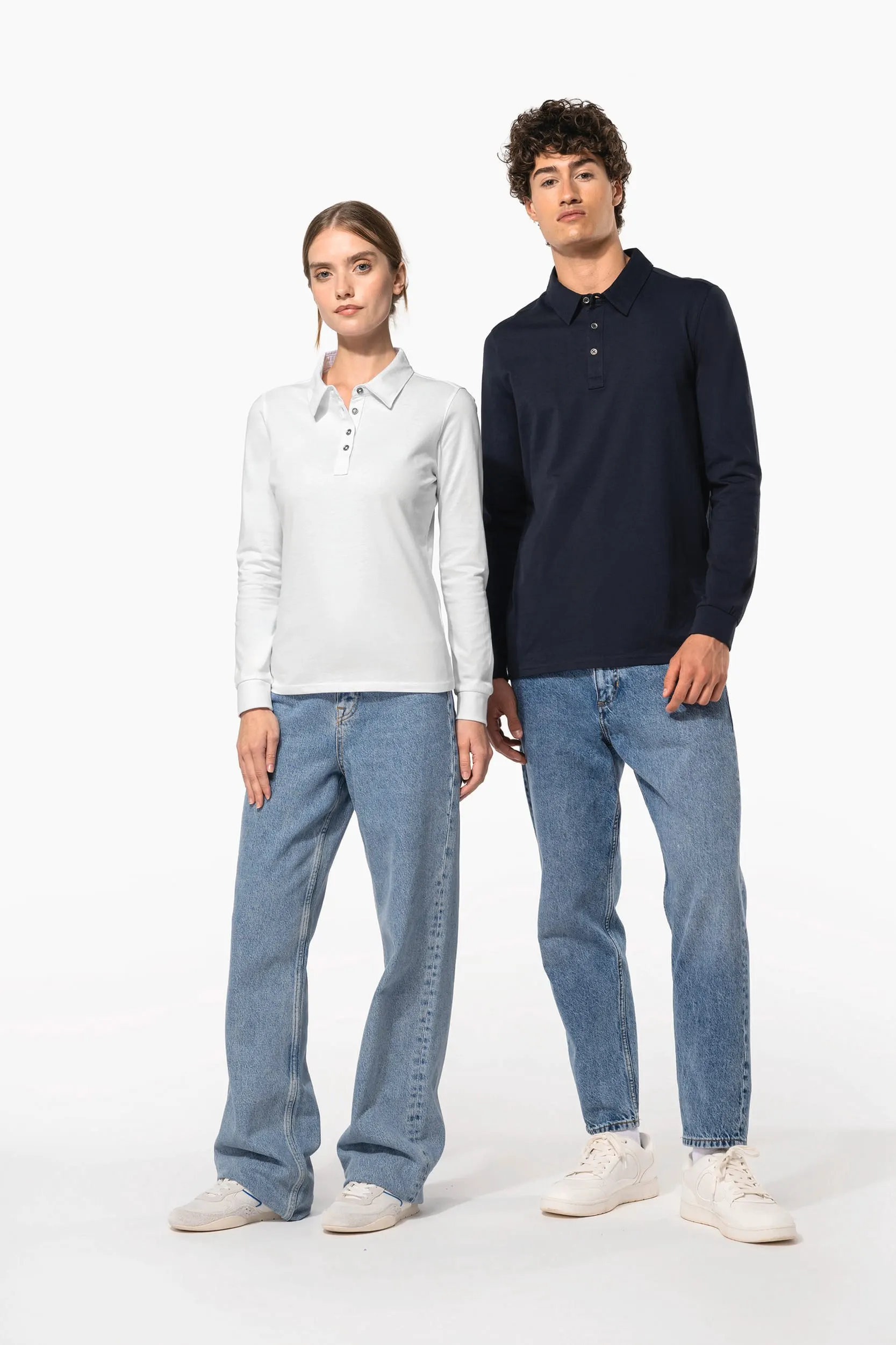 Polo jersey manga larga hombre