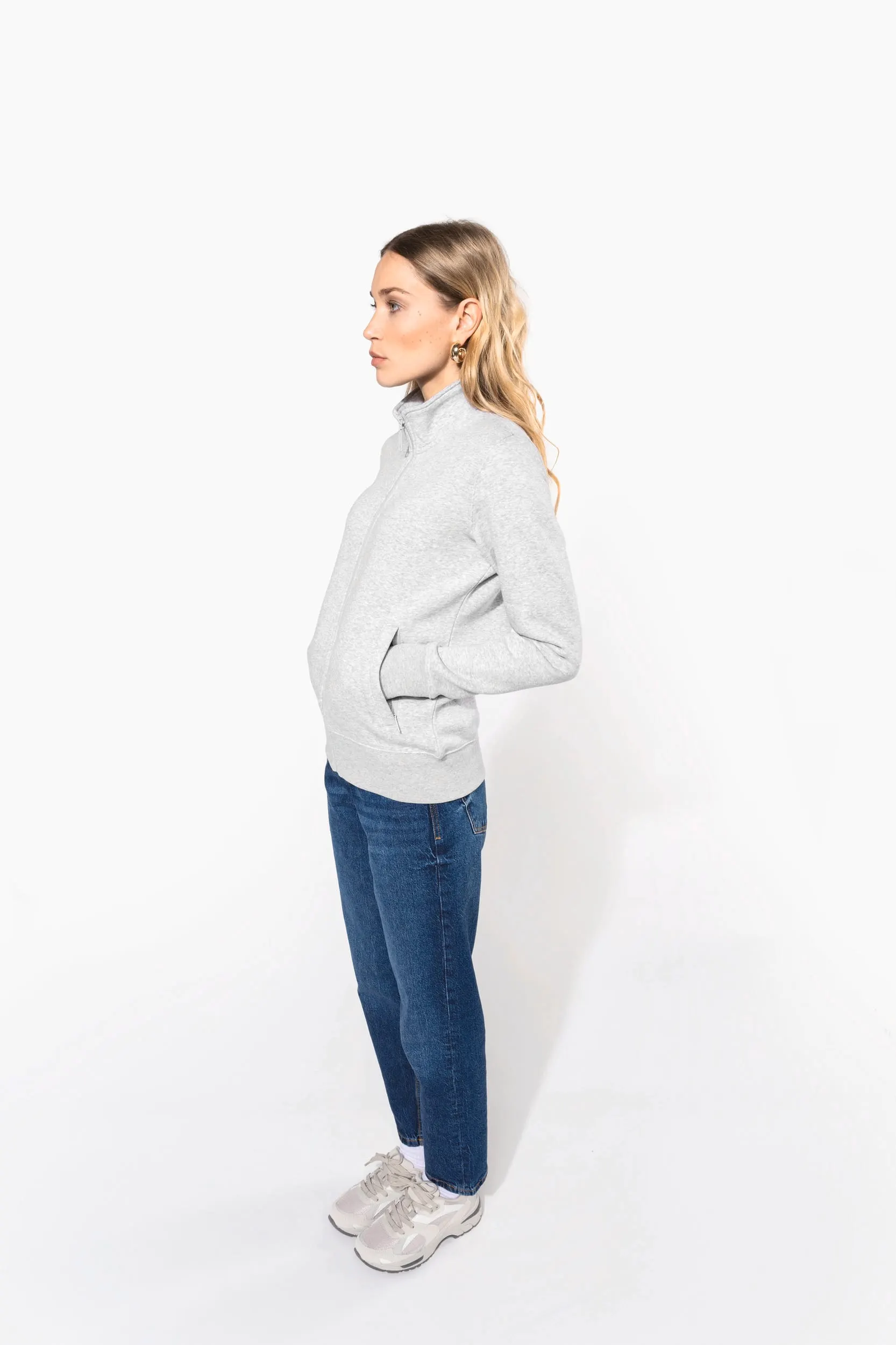 Chaqueta felpa mujer