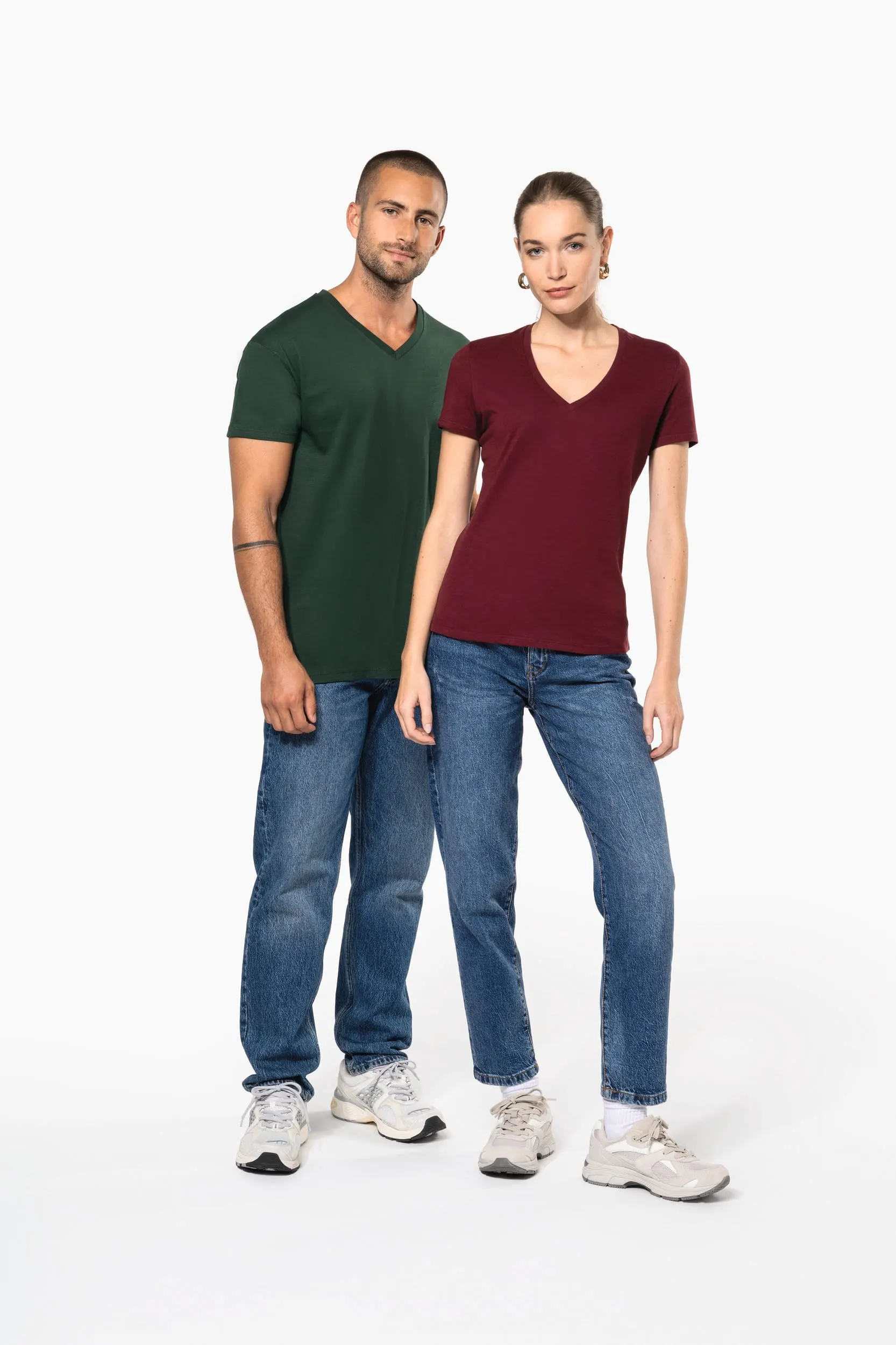 Camiseta BIO150 cuello de pico mujer