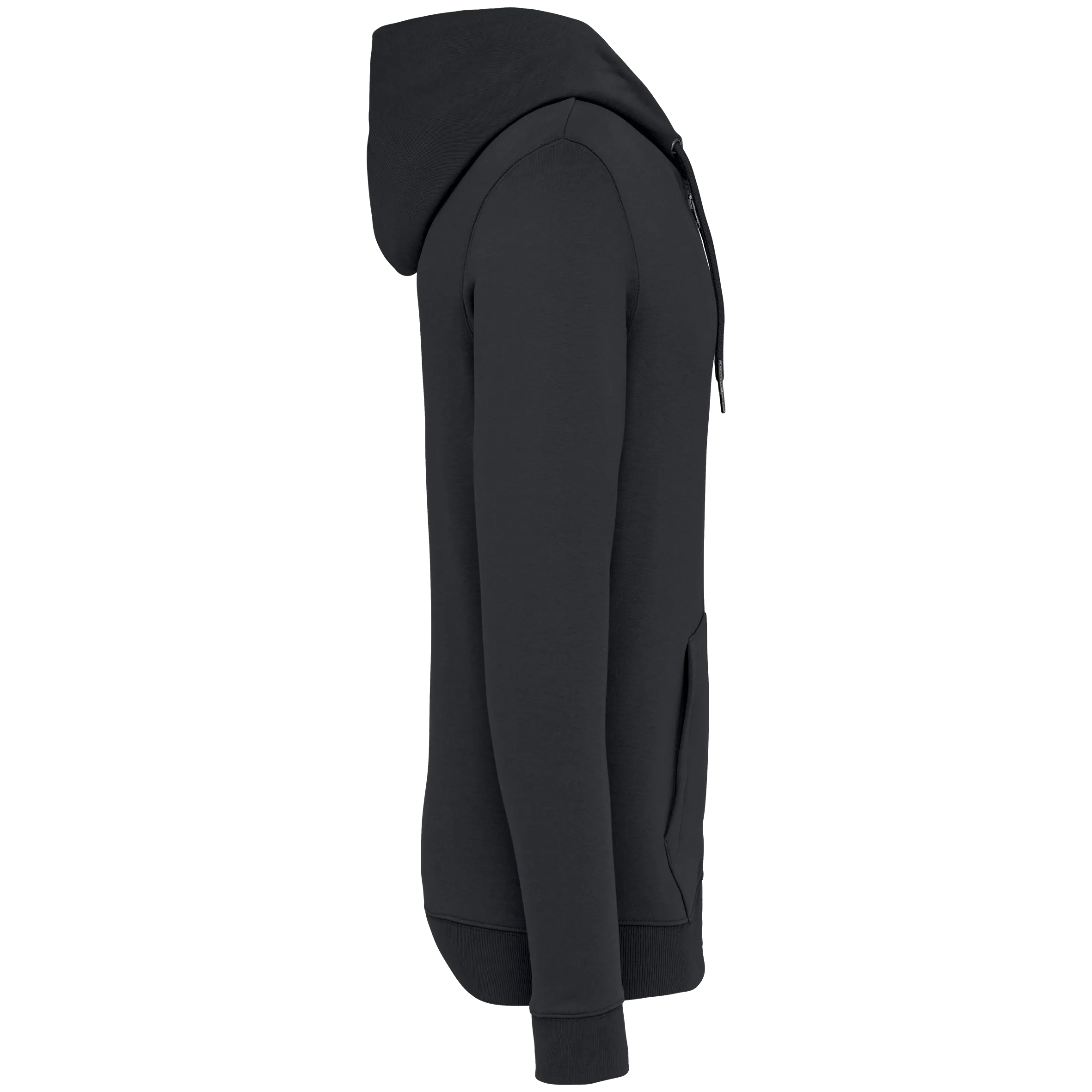 Sudadera ecorresponsable con cremallera y capucha unisex