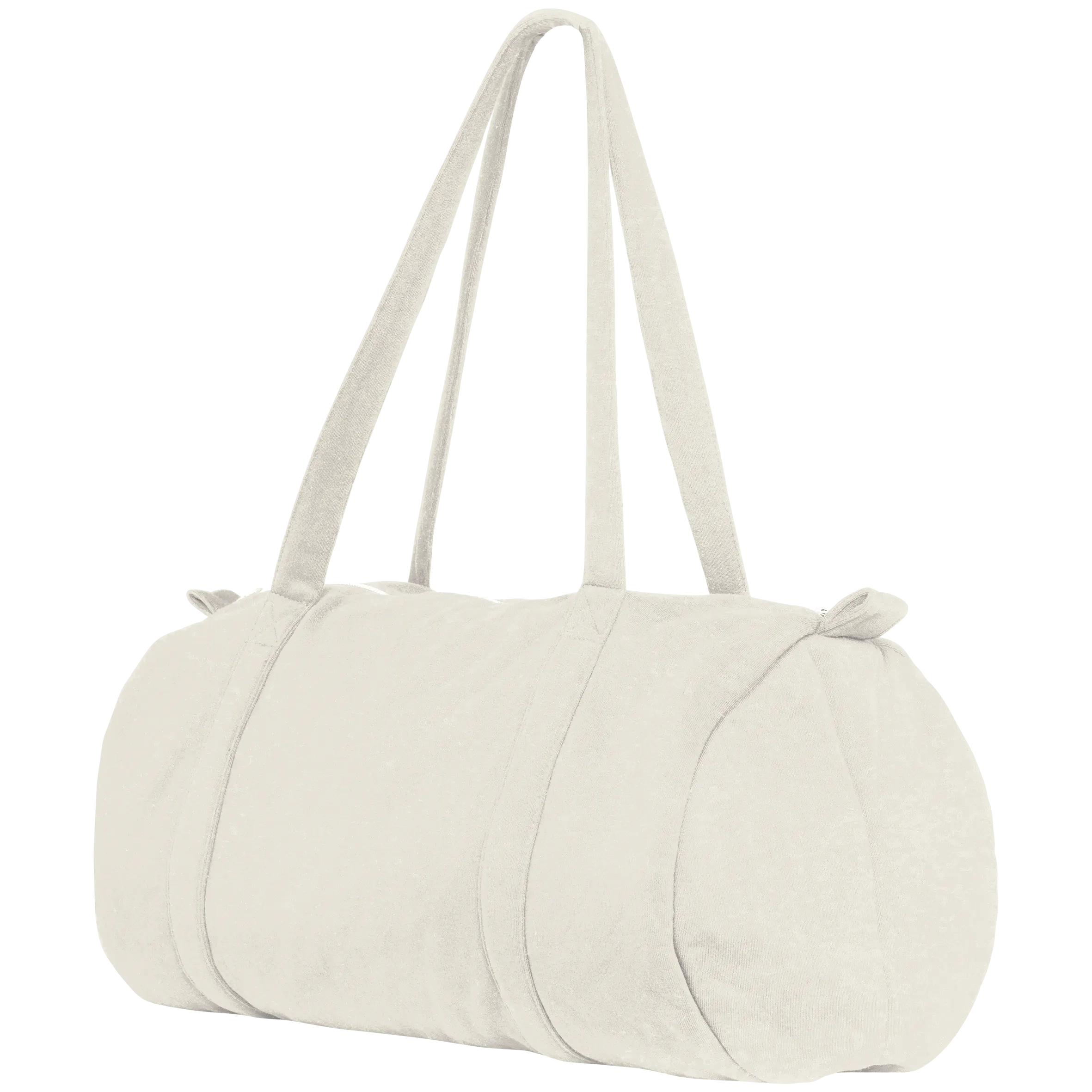 Bolsa cilíndrica de felpa