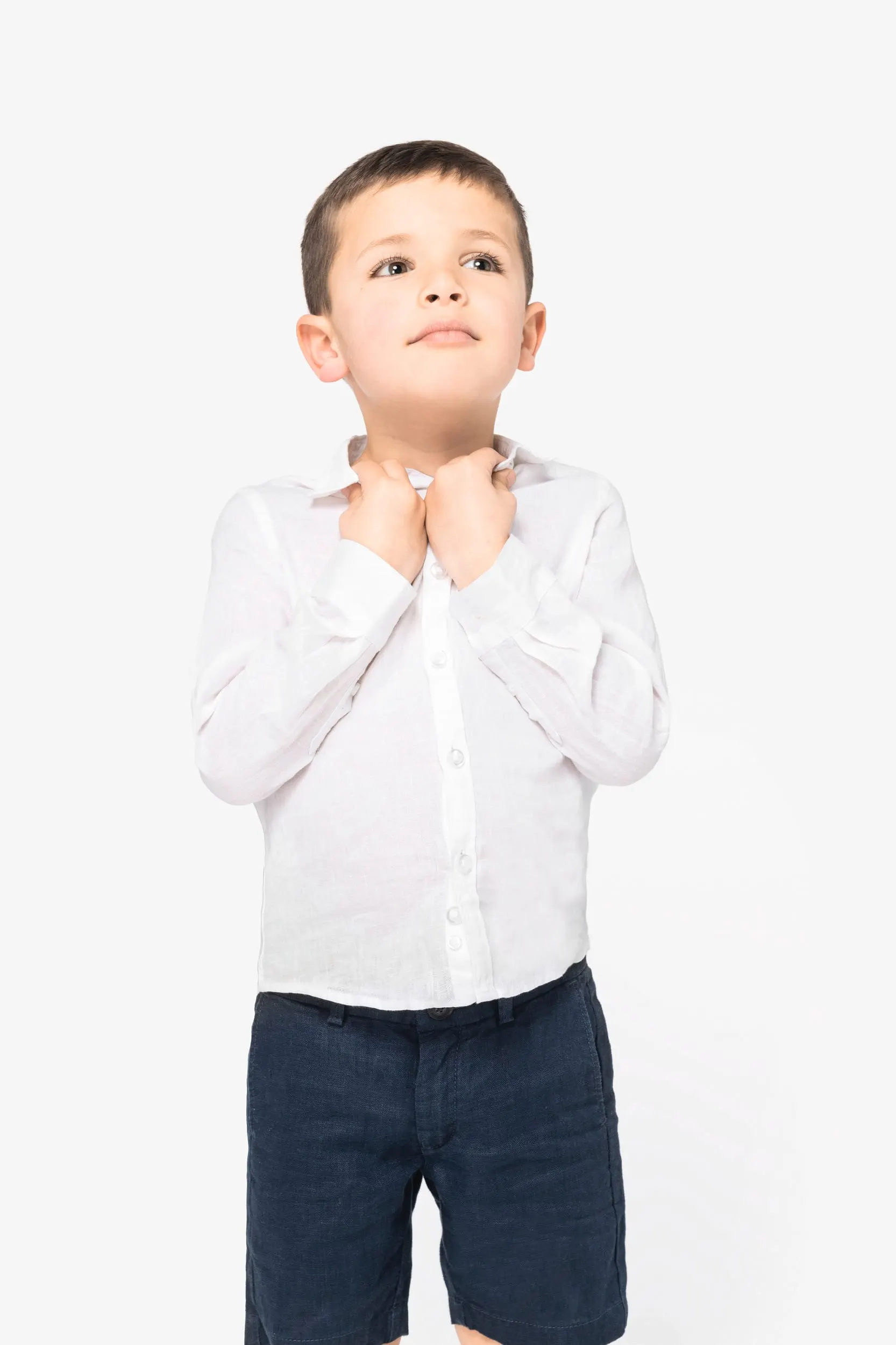 Camisa de lino infantil