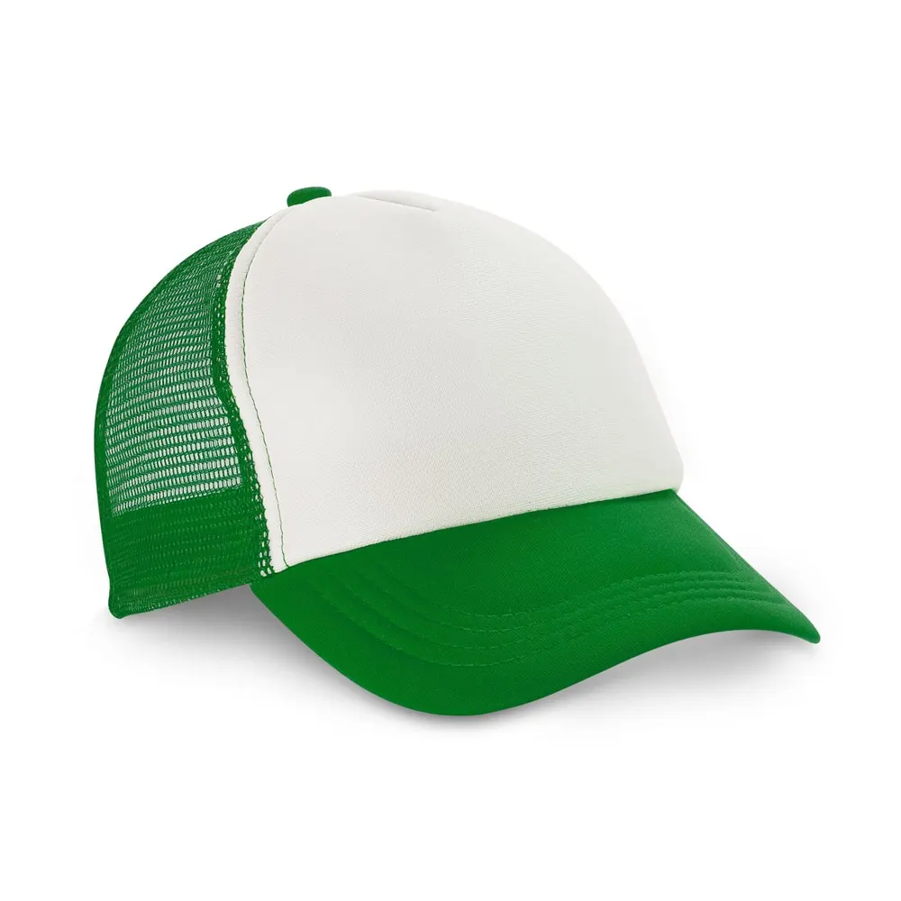 NICOLA. Gorro de poliéster y malla (150 g/m²)