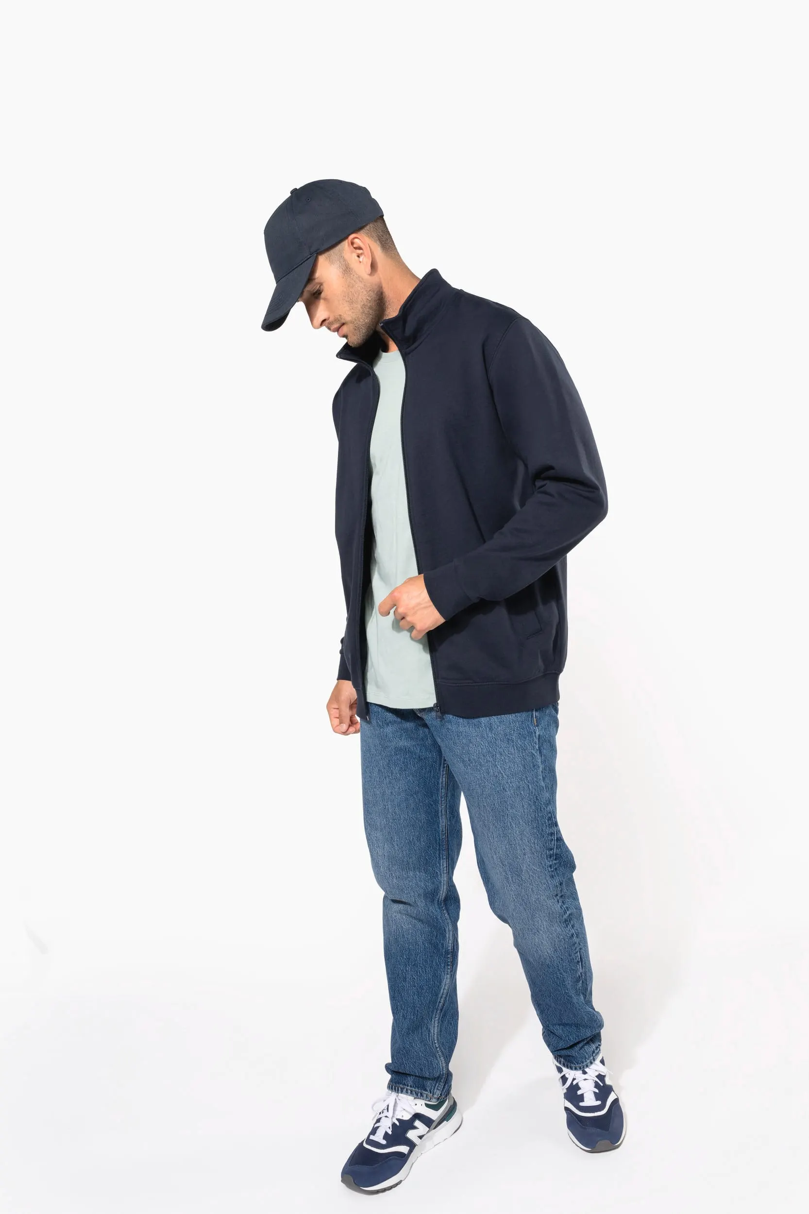 Chaqueta de felpa con cremallera