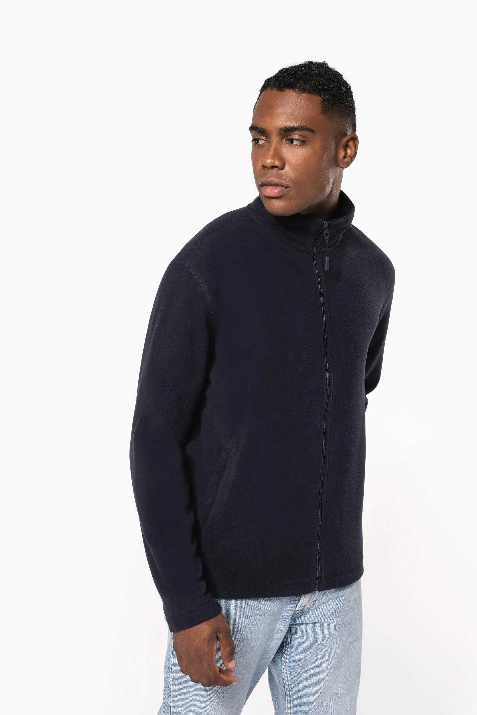 Chaqueta micropolar con cremallera unisex
