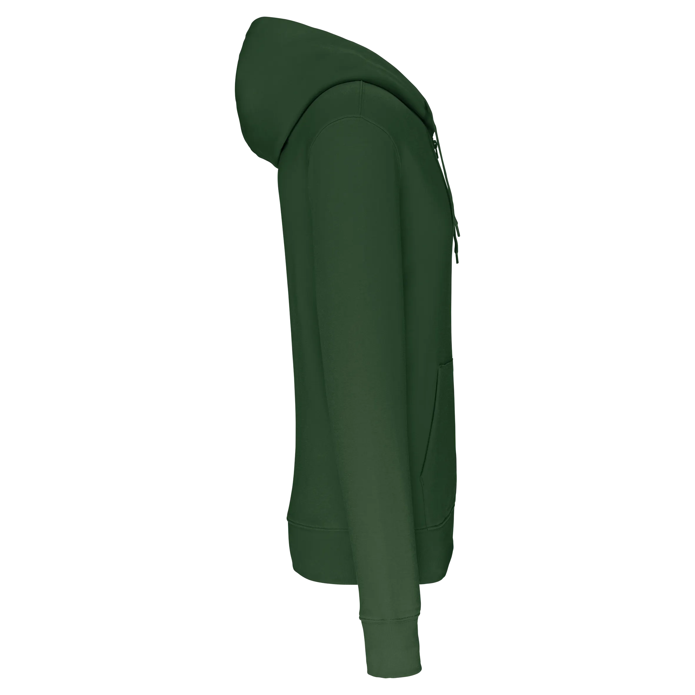 Sudadera con capucha y cremallera ecorresponsable hombre