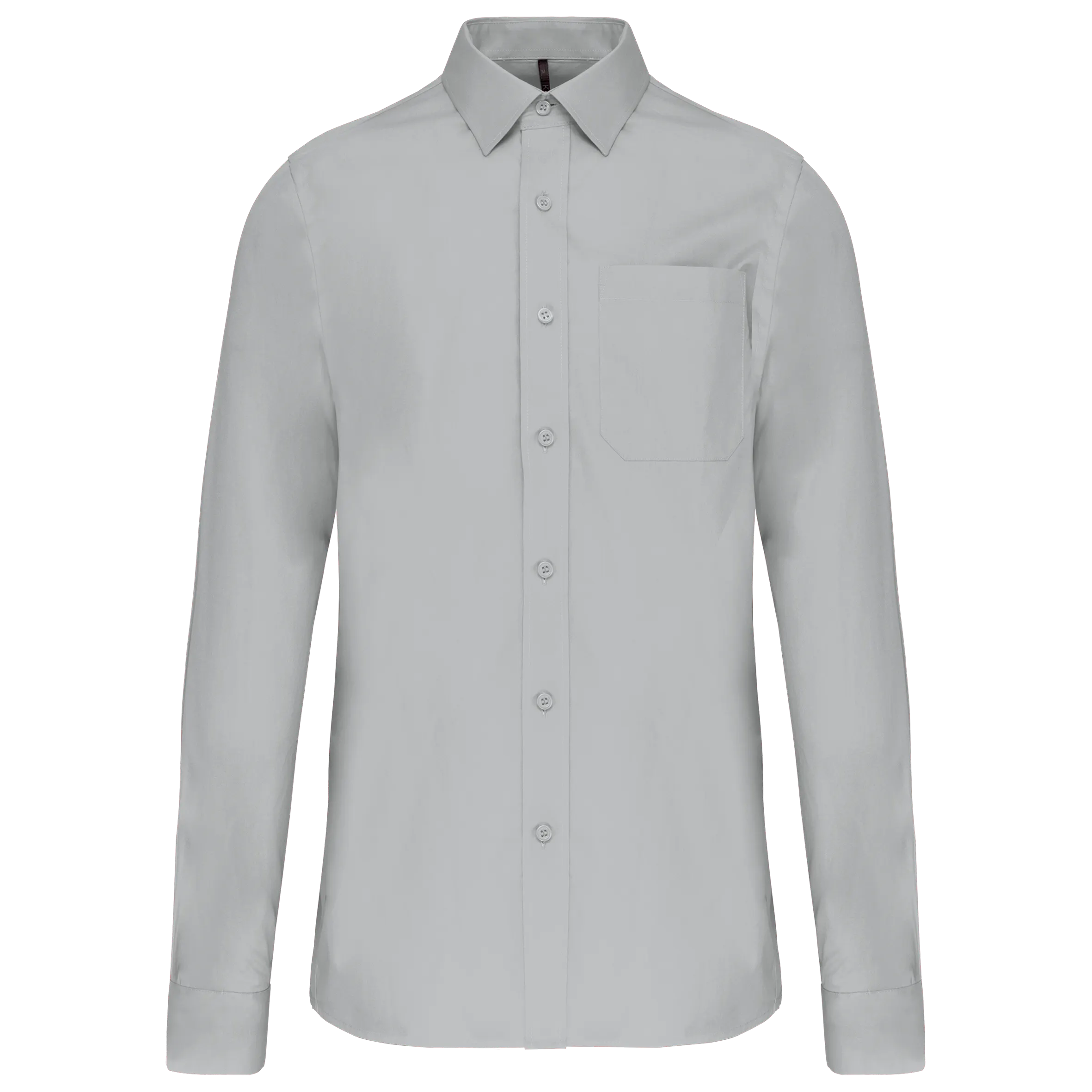 Camisa popelina manga larga hombre